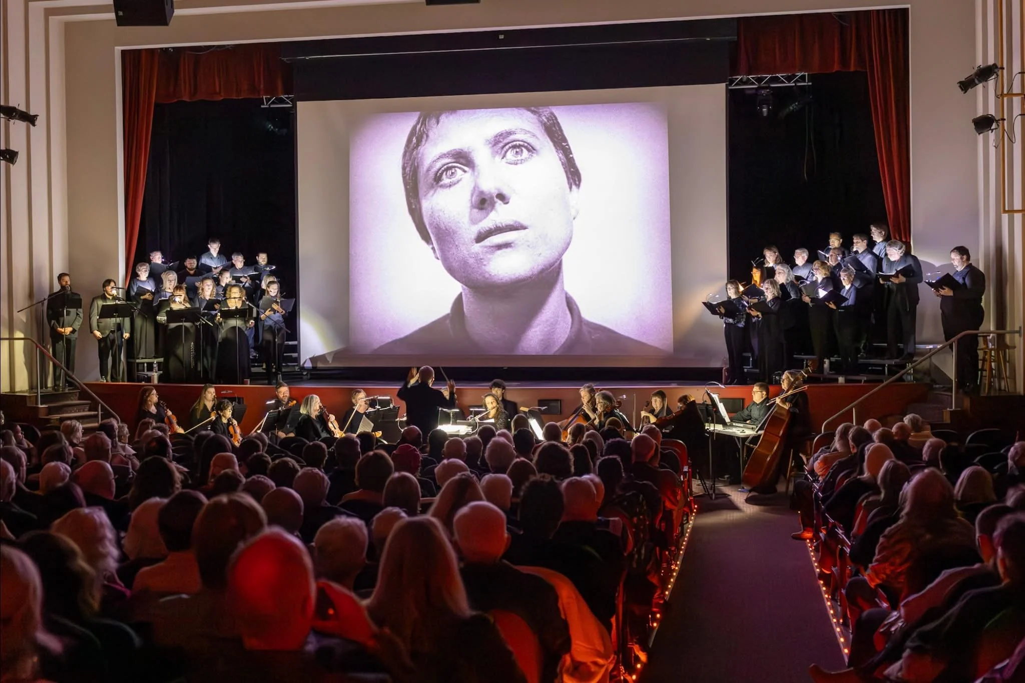 “Voices of Light”-with the silent film “Passion of the Joan of Arc”
