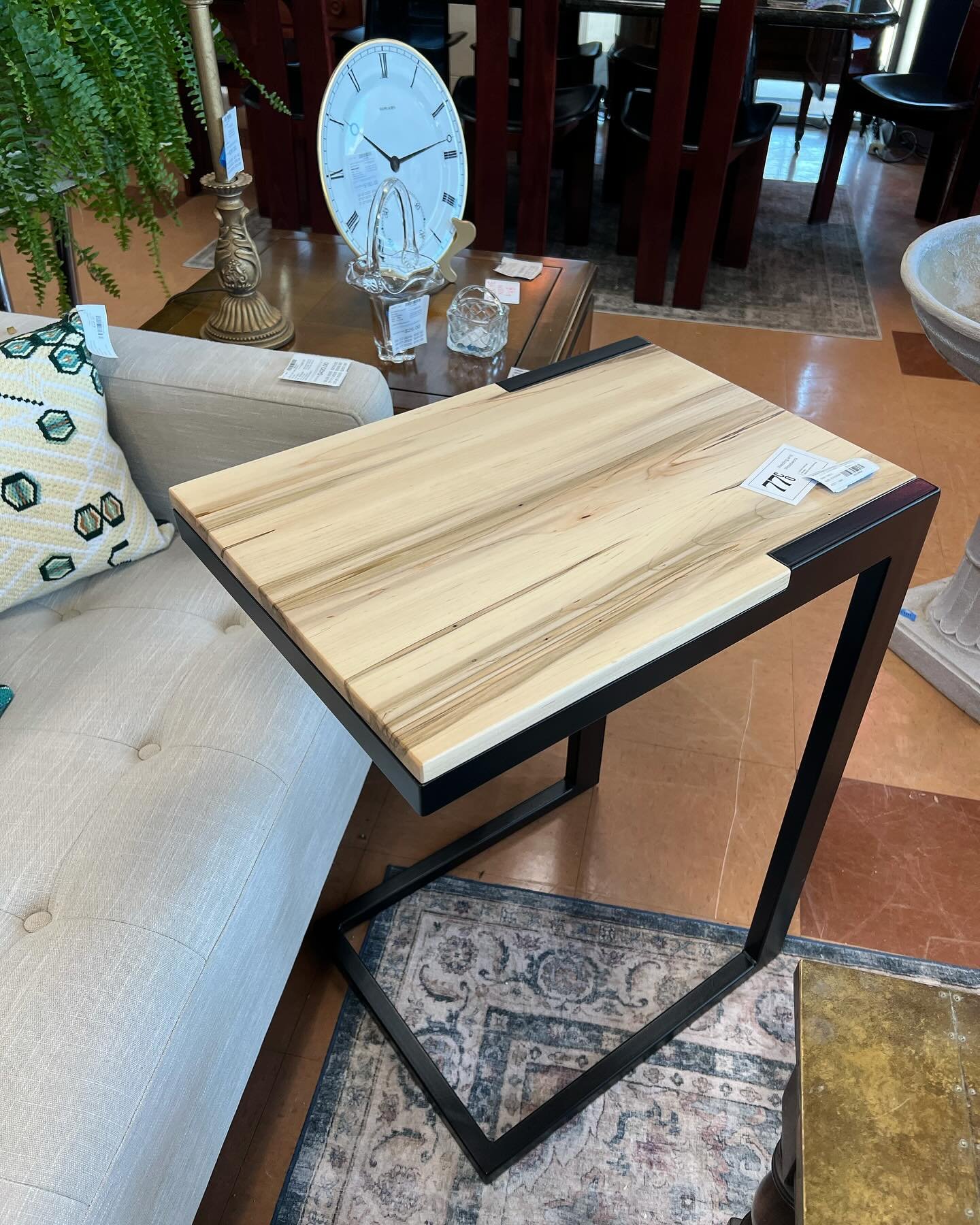 Brand New locally made C shaped table!
