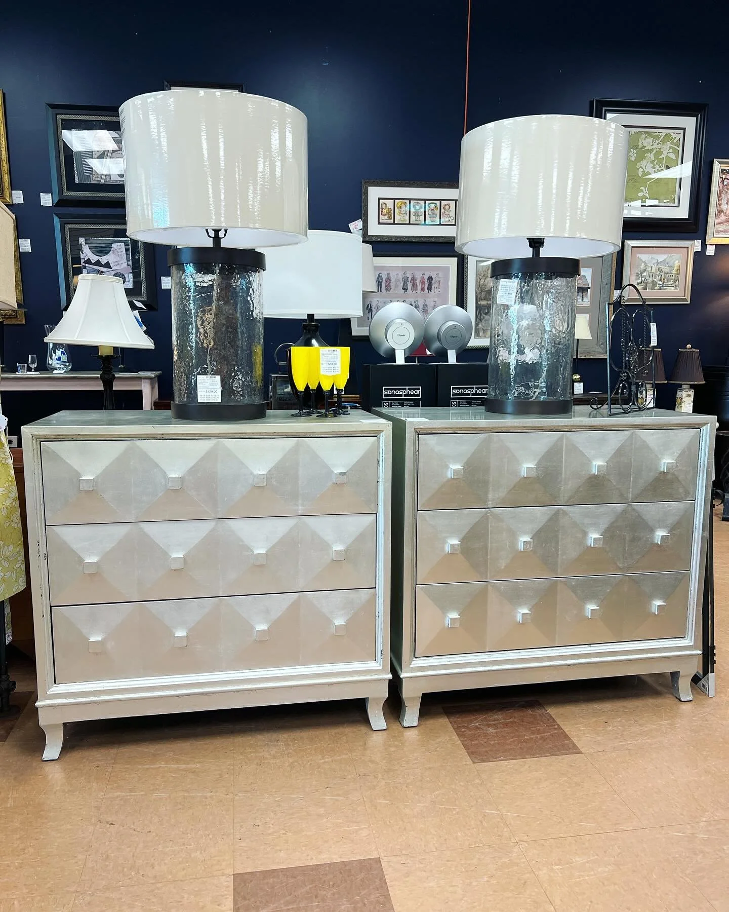 Dresser or bedside tables? You choose! Sold individually - and check that tag, these cuties have already marked down!