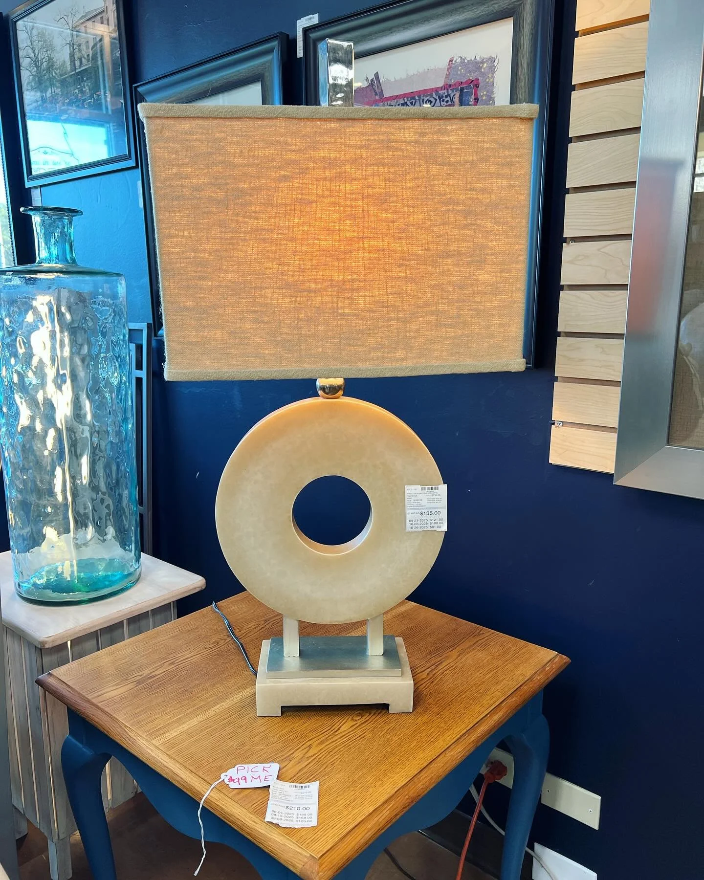 Statement lamp in stone!