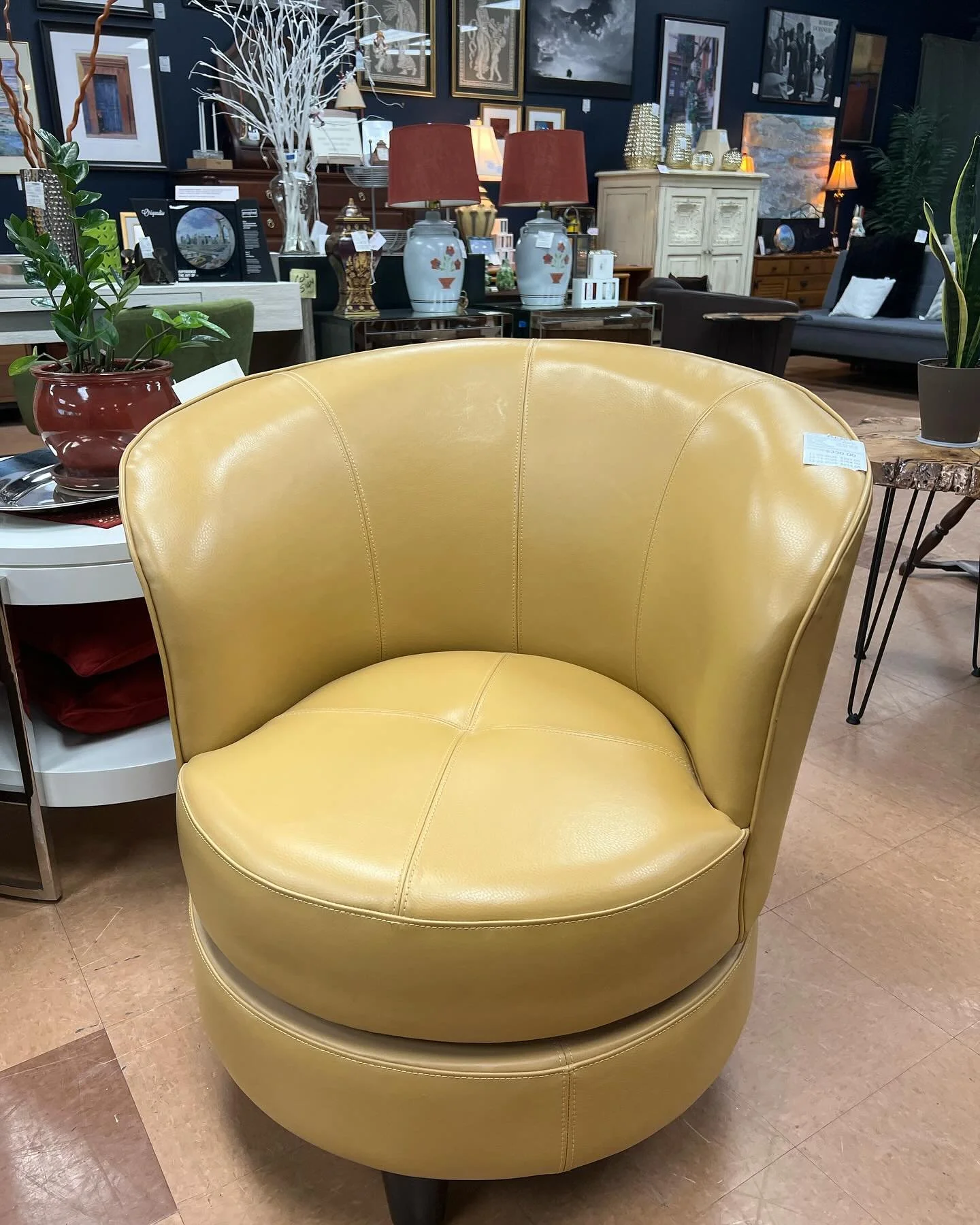 Grandin Road swivel chair!
