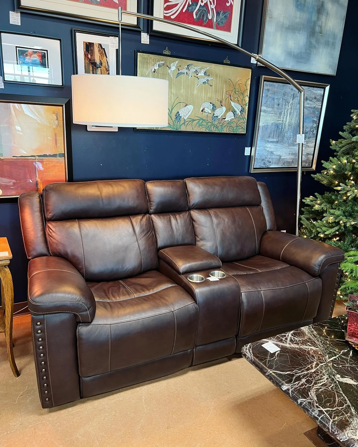 Flexsteel leather power recliner!!