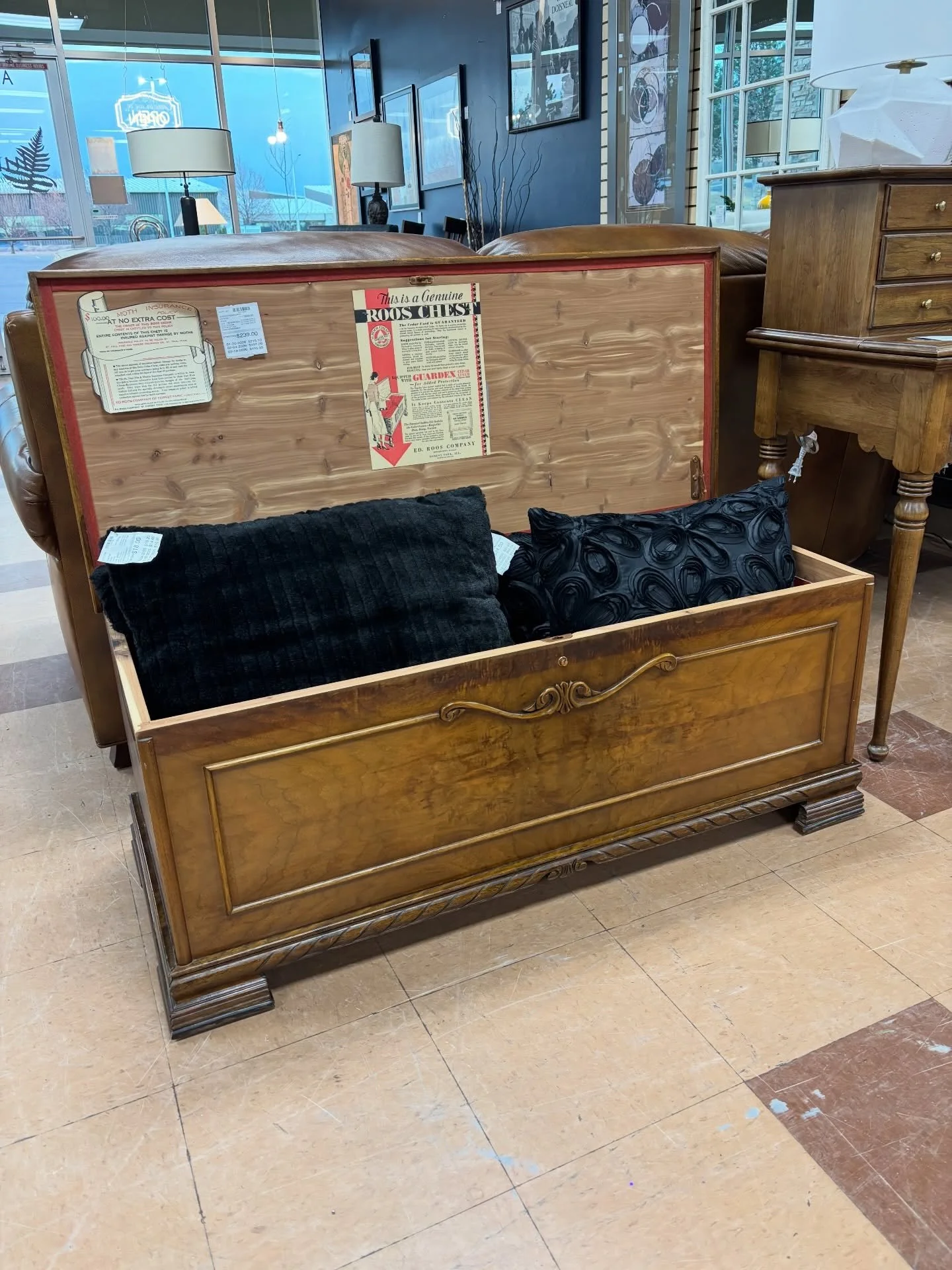 Beautiful cedar chest. These never stick around very long.