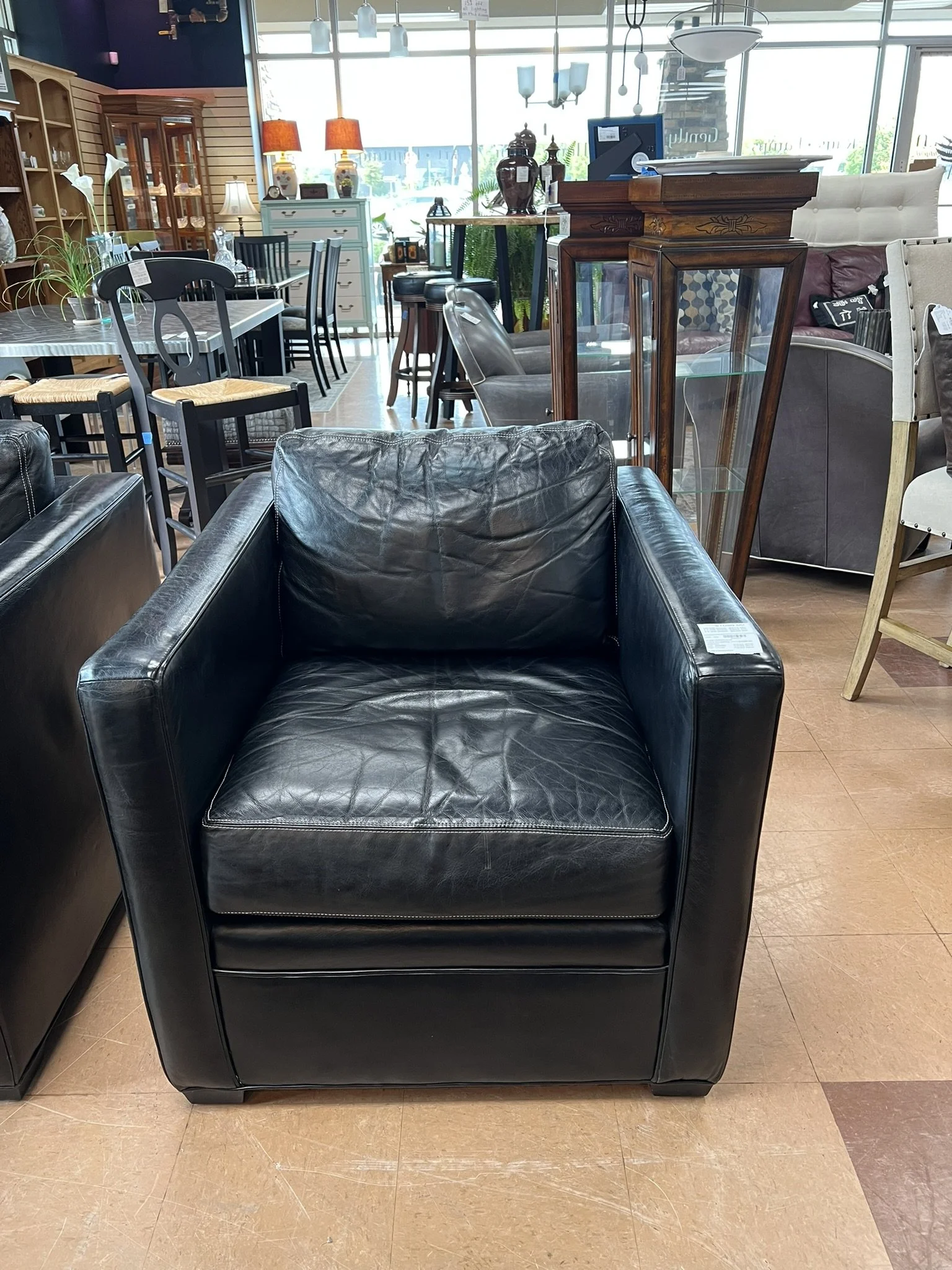 Crate and Barrel Leather! 2  Available!