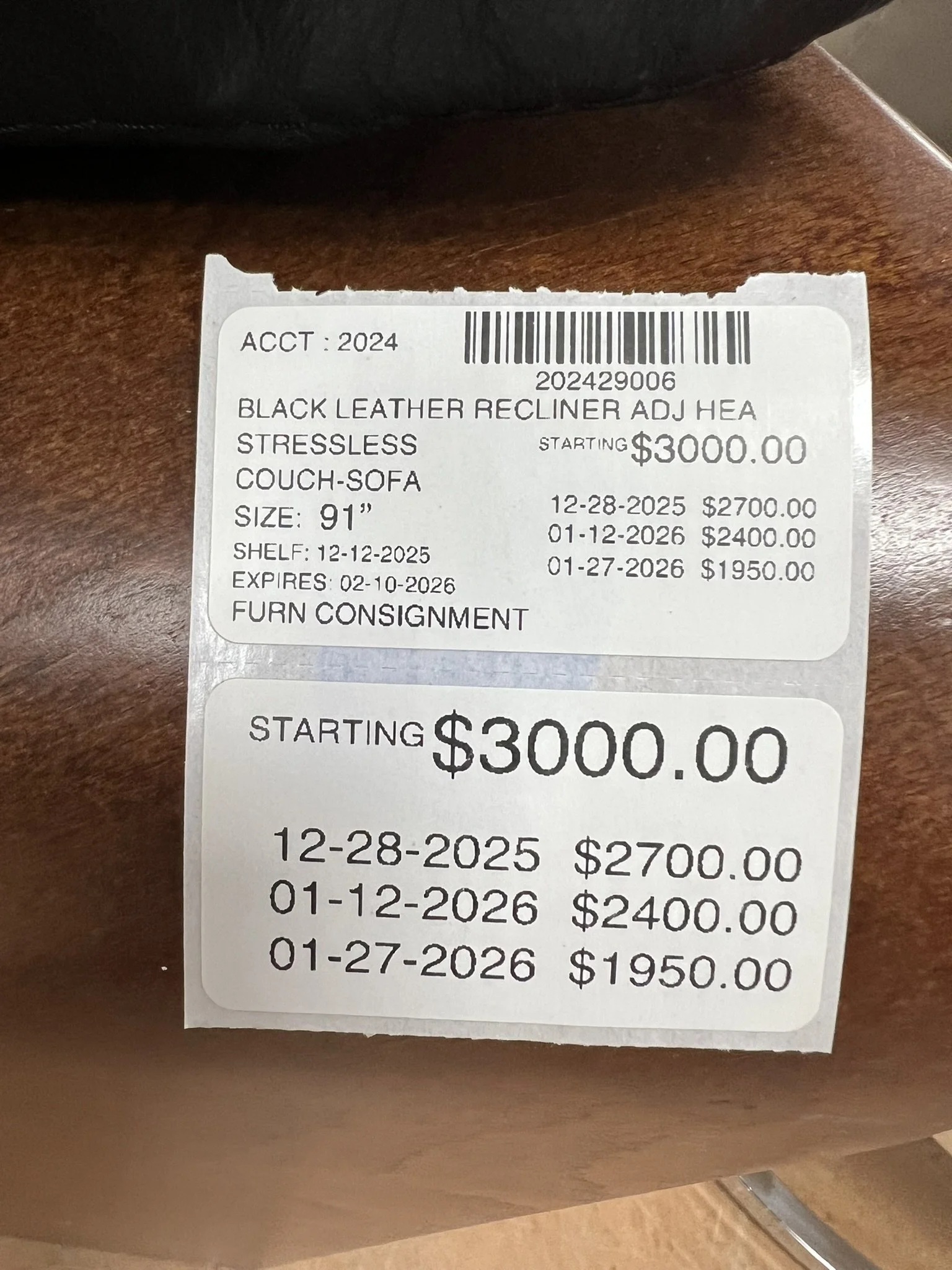 Stressless Reclining seats!