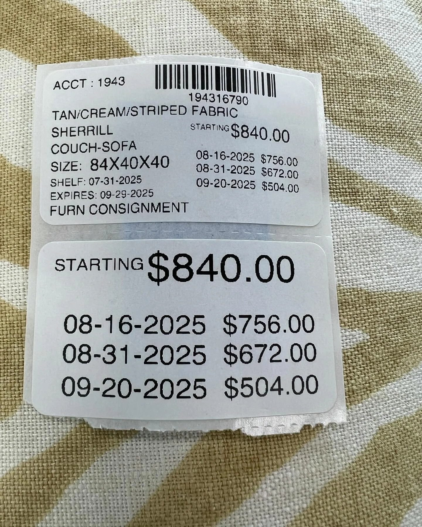 Sherrill Sofa