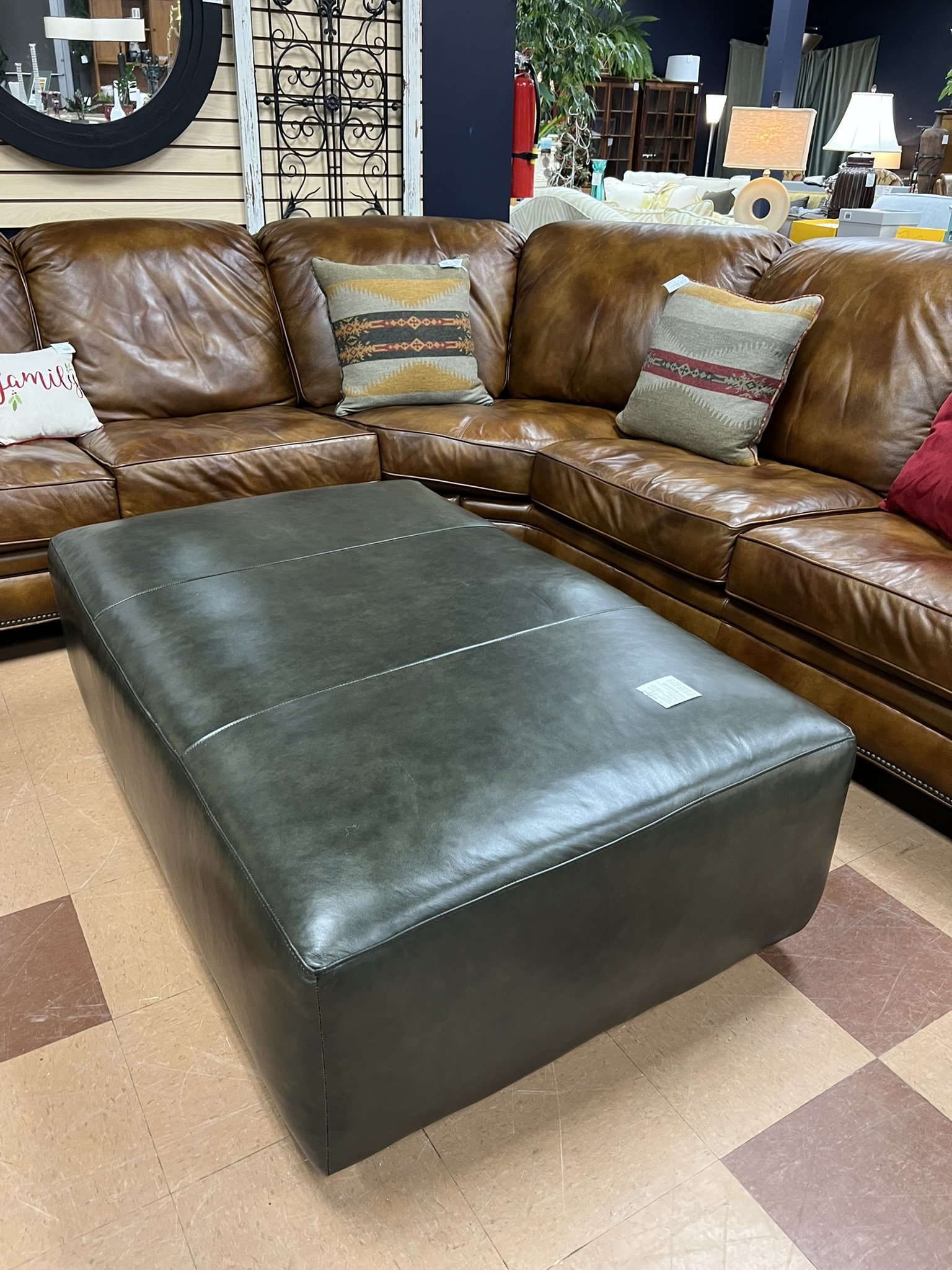 Thomasville Leather on Casters!