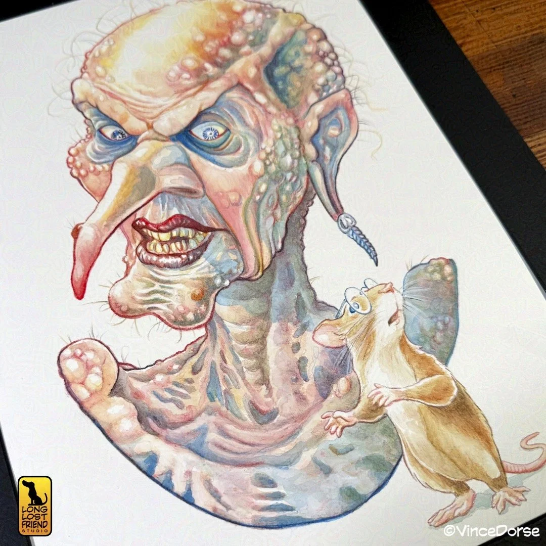 The Grande High Witch Under Inktense Scrutiny