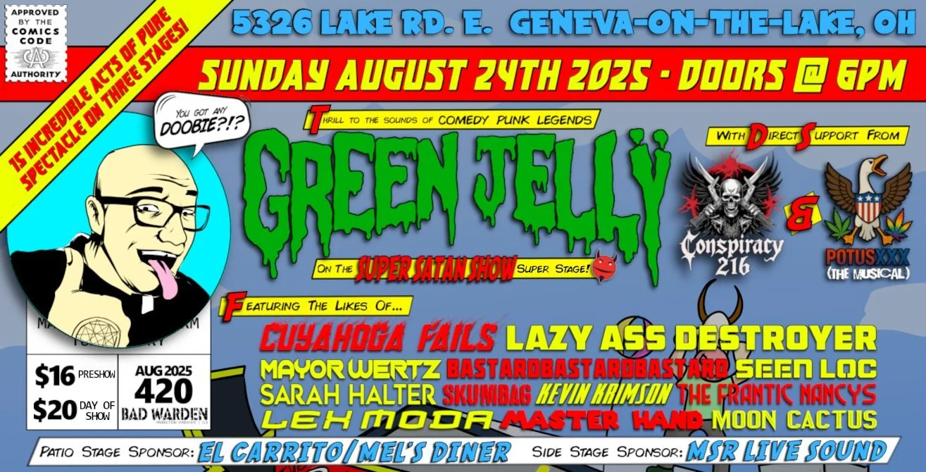 Bad Warden Presents: Three Stages of Mayhem &amp; Absurdity (Green Jelly)