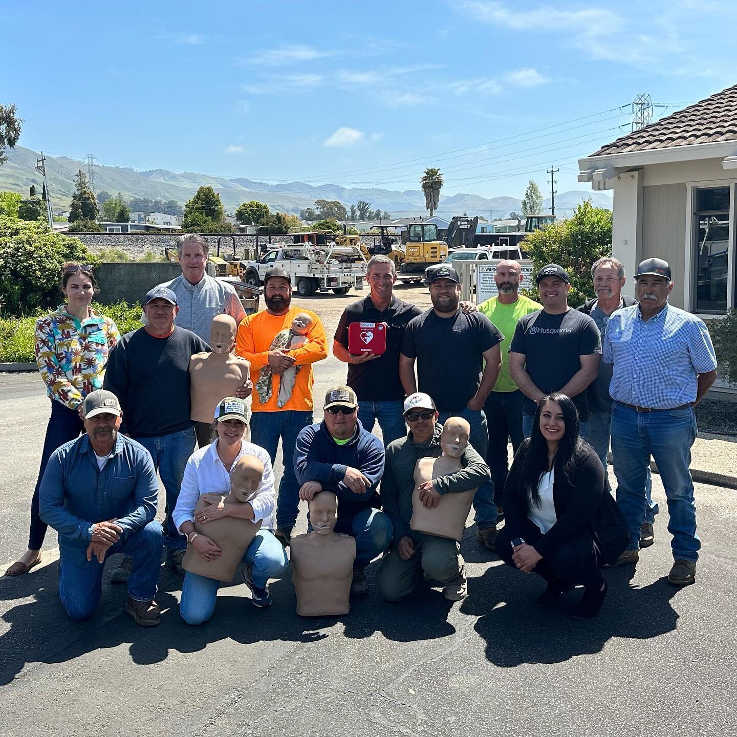 A great class with another returning customer.  Thank you  R Burke Corporation for continuing to trust us with all your Training and AED needs. You guys rock!