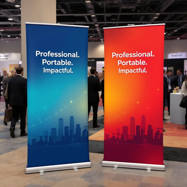 Indoor Retractable Banners for Professional Trade Shows & Corporate ...