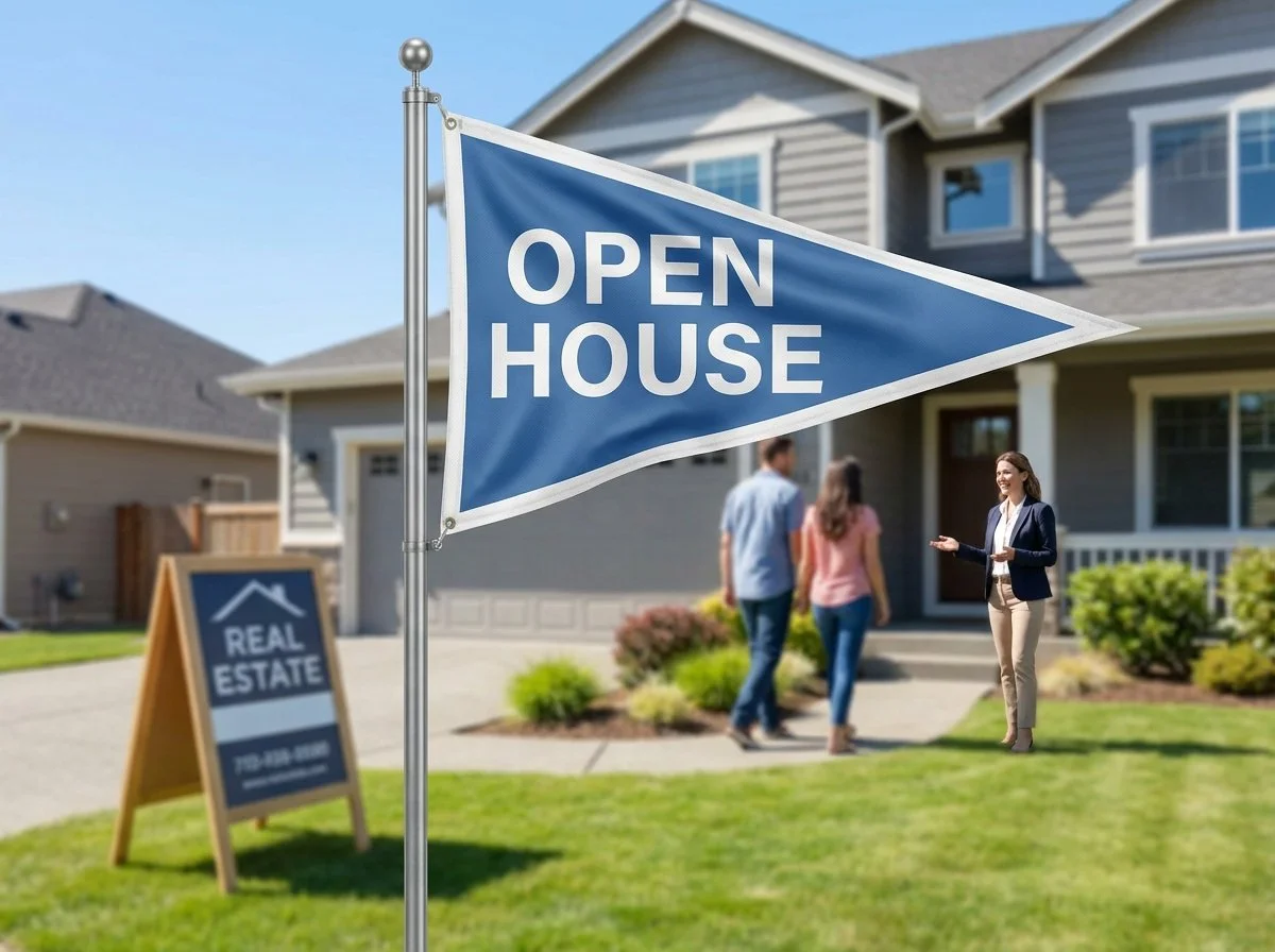 Turn More Passersby Into Buyers with Strategic Pennant Flags