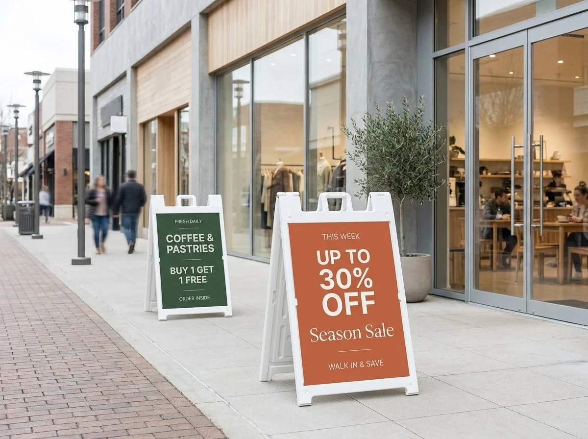 A-Frame Sign Ideas for More Walk-Ins