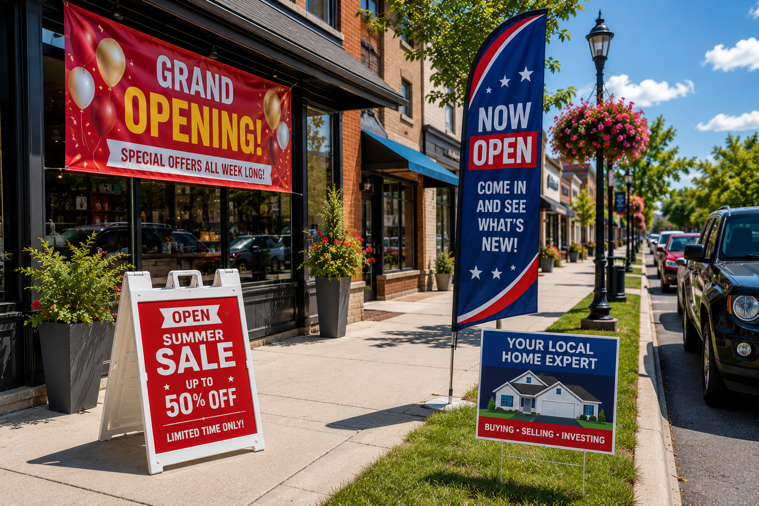 Types of Outdoor Signs for Business: Which One Is Right for You?