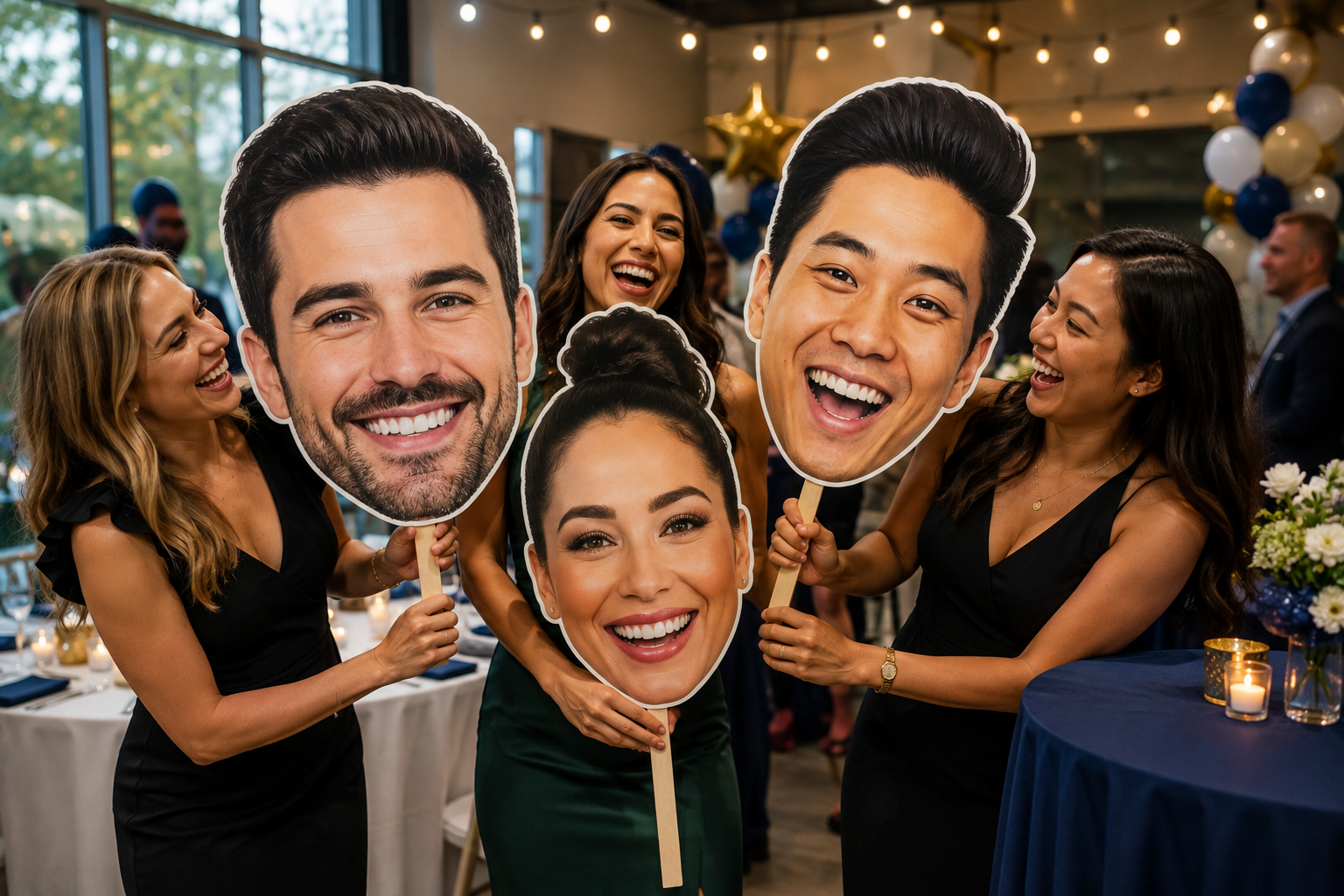 Trend Alert: “Big Head” Cutouts and Custom Photo Signs for Parties &amp; Events