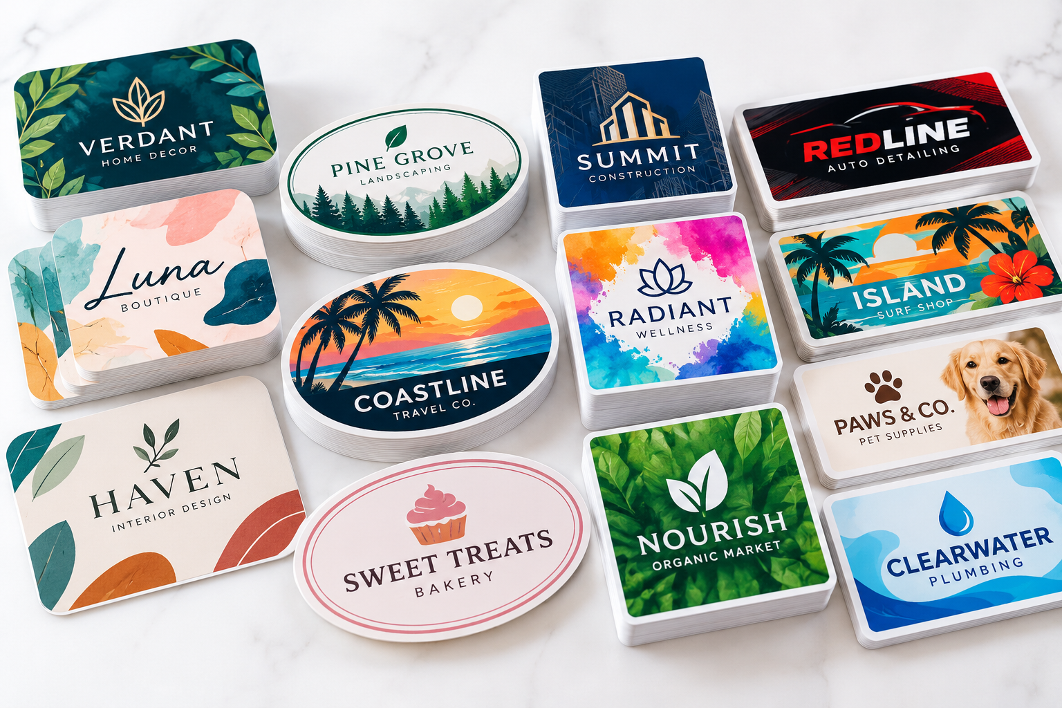 Custom Stickers for Business Branding and Packaging: Choosing the Right Shape, Finish, and Design