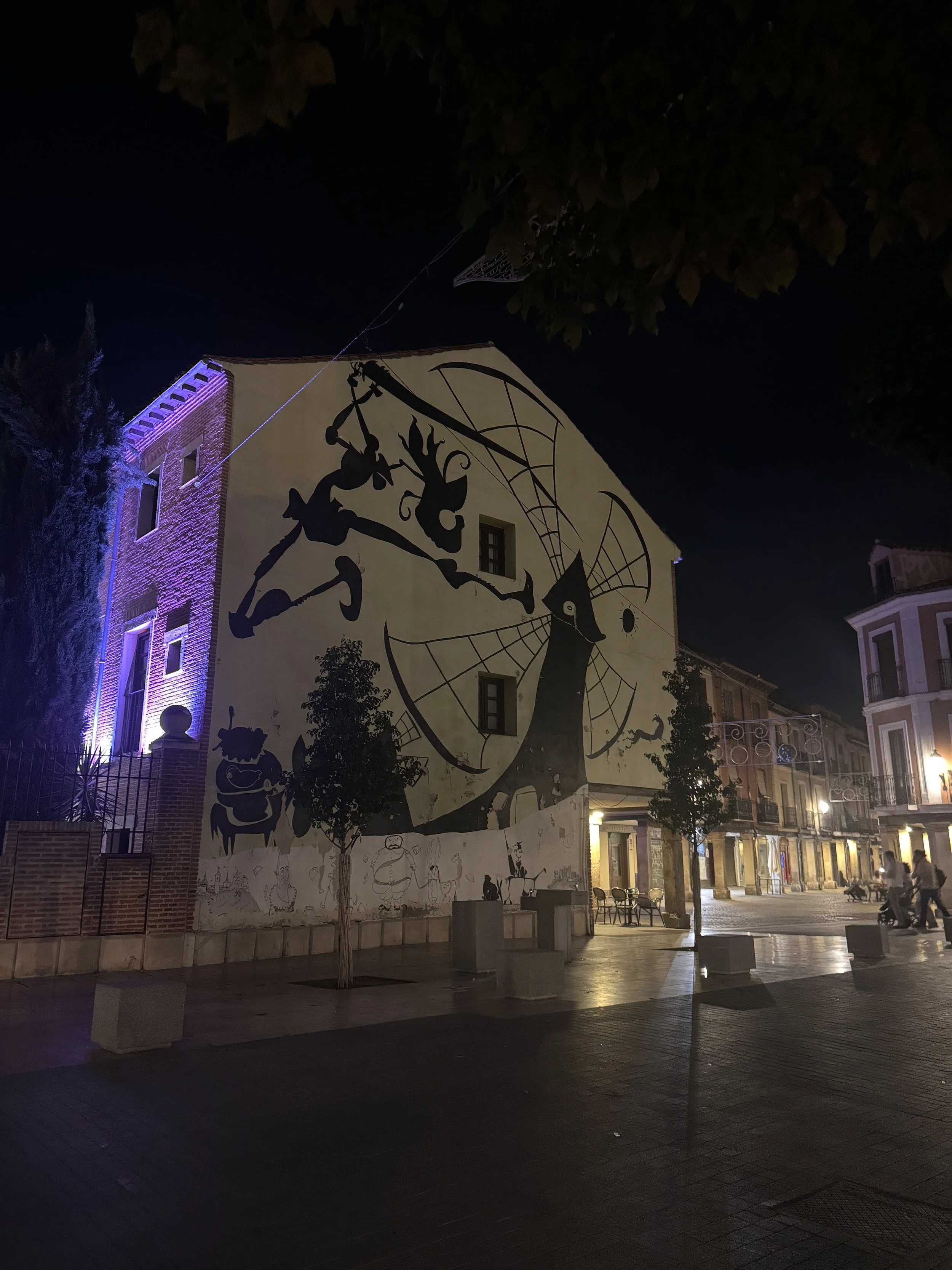  Alcalá is also the home of Miguel de Cervantes, creator of Don Quixote. He was born in Alcalá and there were murals and signs remembering him. The town also converted his house to a museum, but I didn’t have time to go inside! I will be making anoth