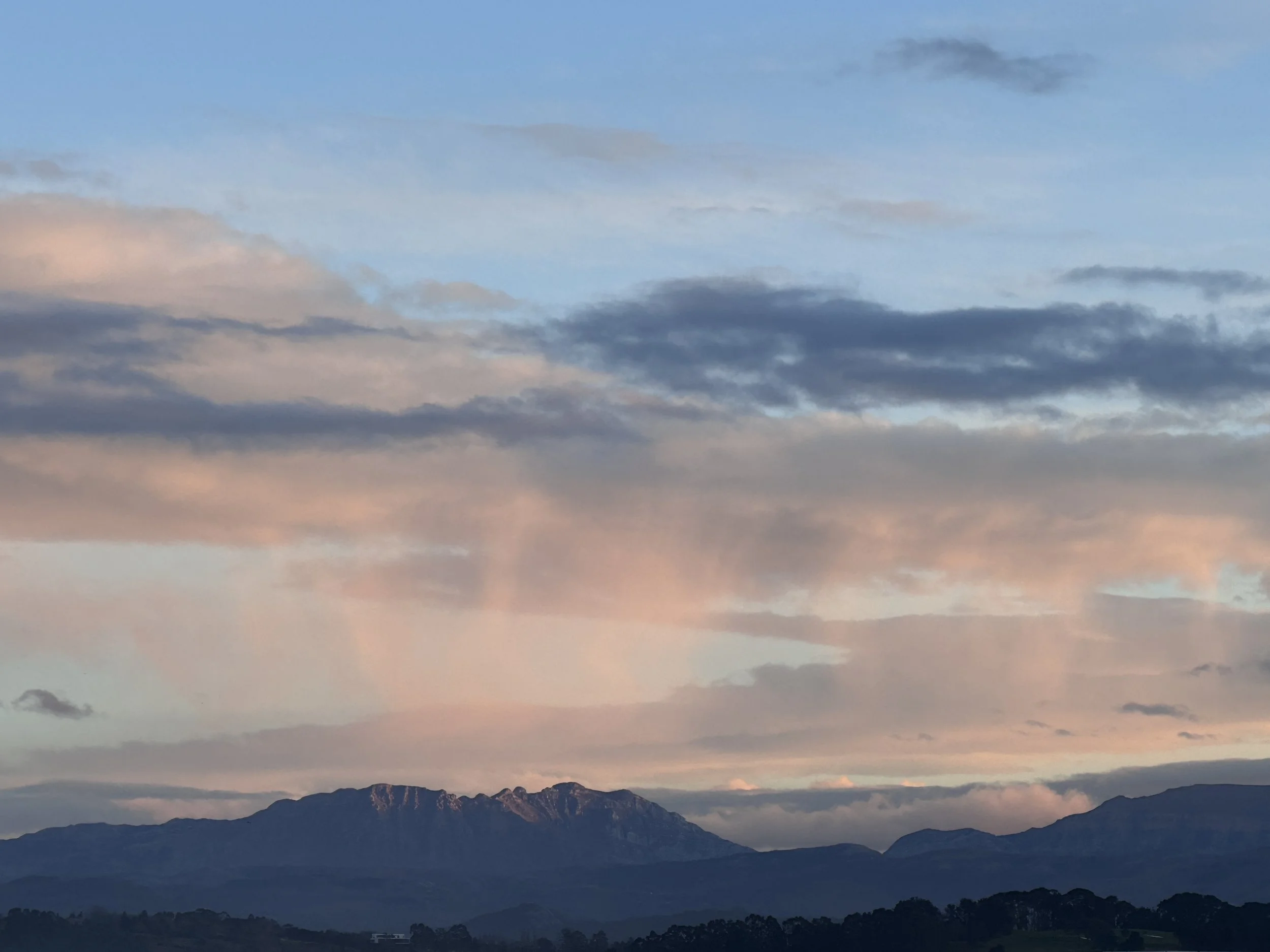  The beach and the sunset over the mountains was also beautiful. Santander is a picturesque town on the coast, where I spent most of the time. 