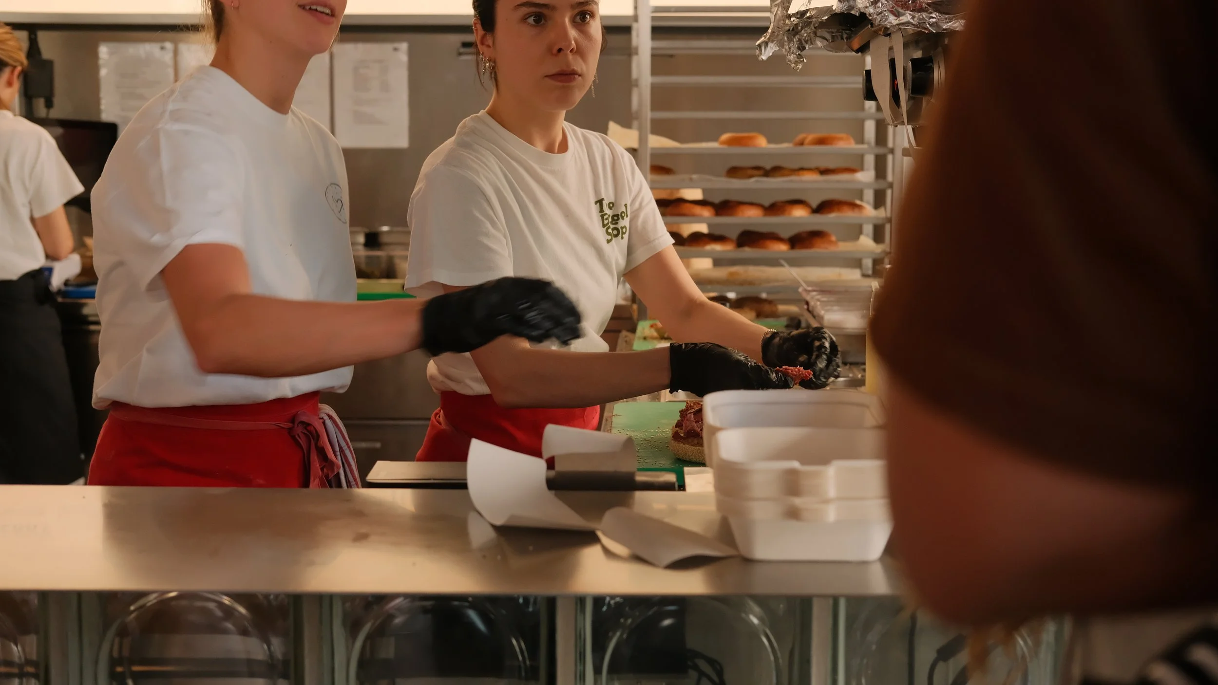  My first stop of the trip was to a bagel place because I have had a withdrawal for the last couple of months. These were incredible and the dough was soft and flavorful. 