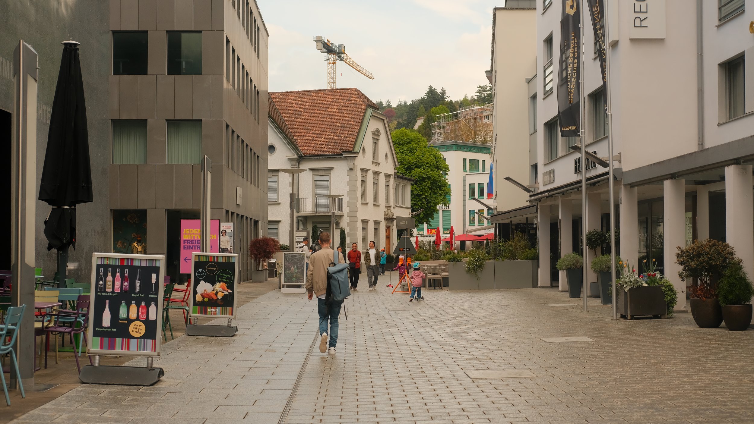  Once in Liechtenstein, I felt I was still in Zurich, except with a lot less people. It was a Sunday, so nothing much was happening. 
