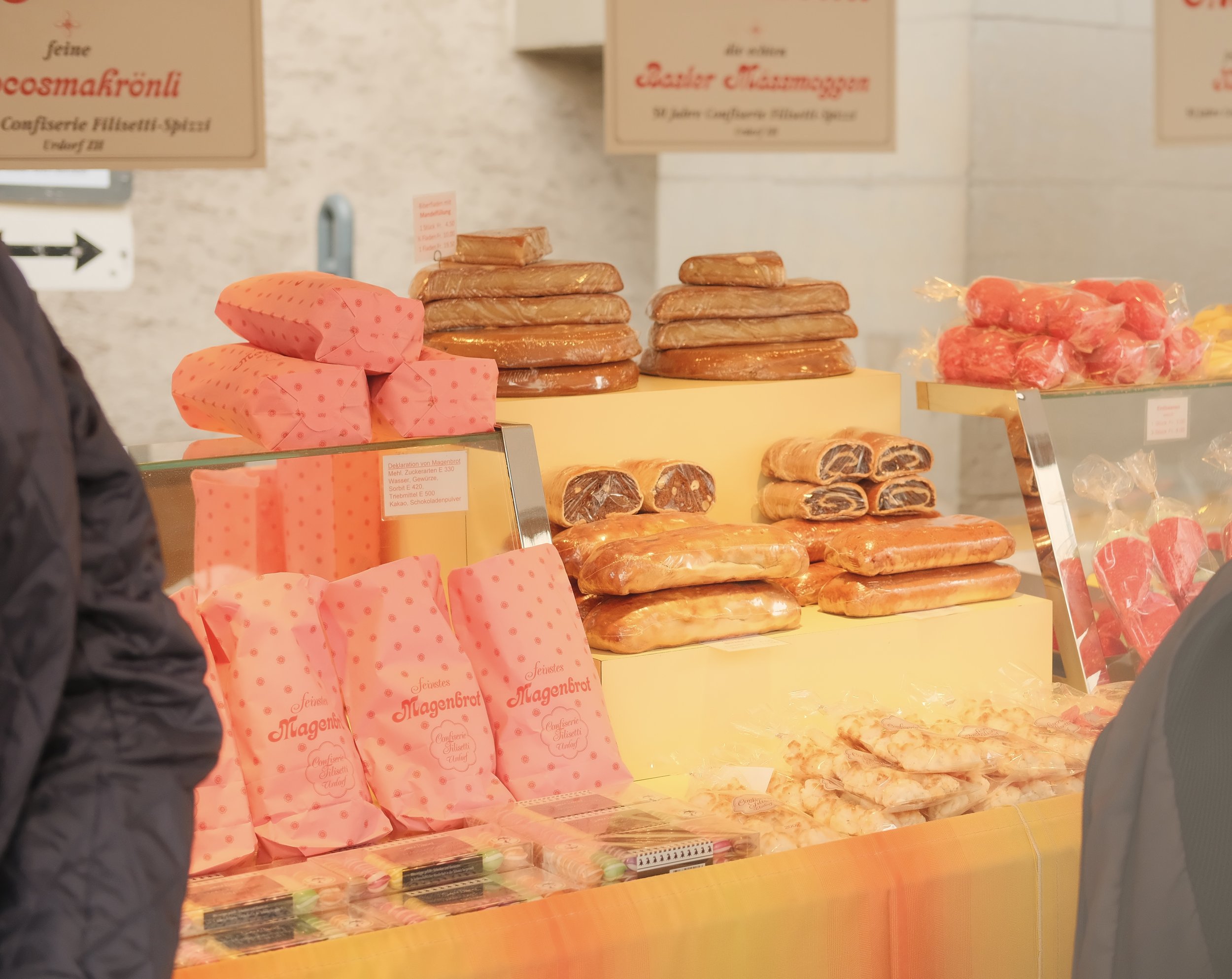  Candy booths and food stands lined the streets during the celebrations. 