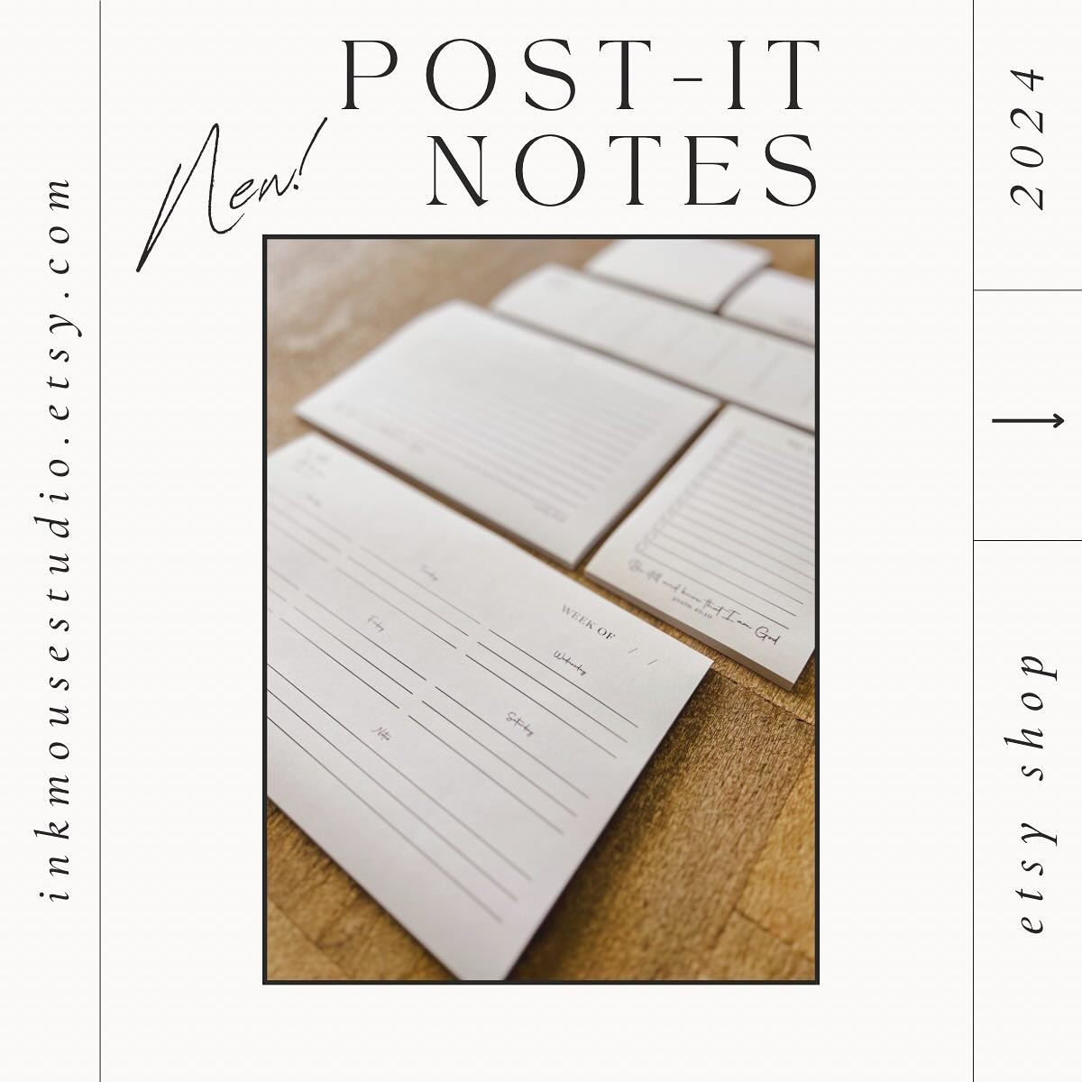 📣Introducing My Post-it Note Series!📣

Welcome to my latest collection of Post-it Note Pads, now available on Etsy! I am thrilled to unveil my inaugural designs: Tropical Toucan, Be Still, and Farmhouse Stripe. These designs are just the beginning 