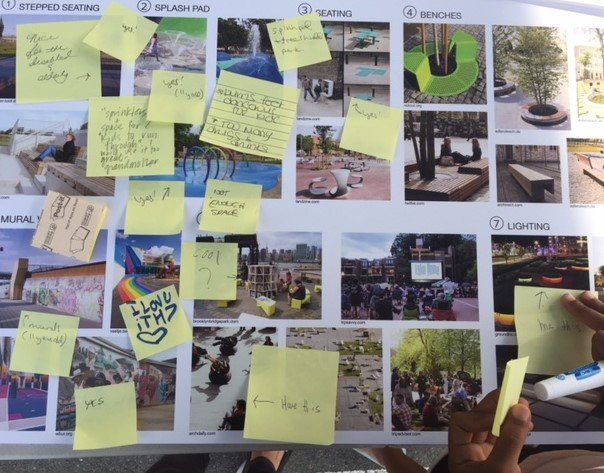 People leaving comments