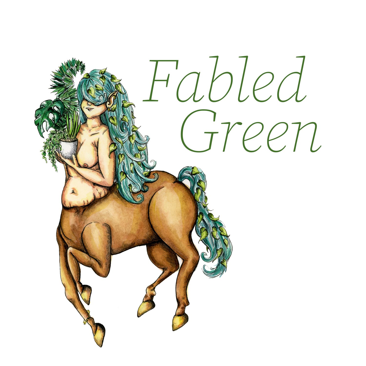 Fabled Green by Hahnah Rae Illustrations
