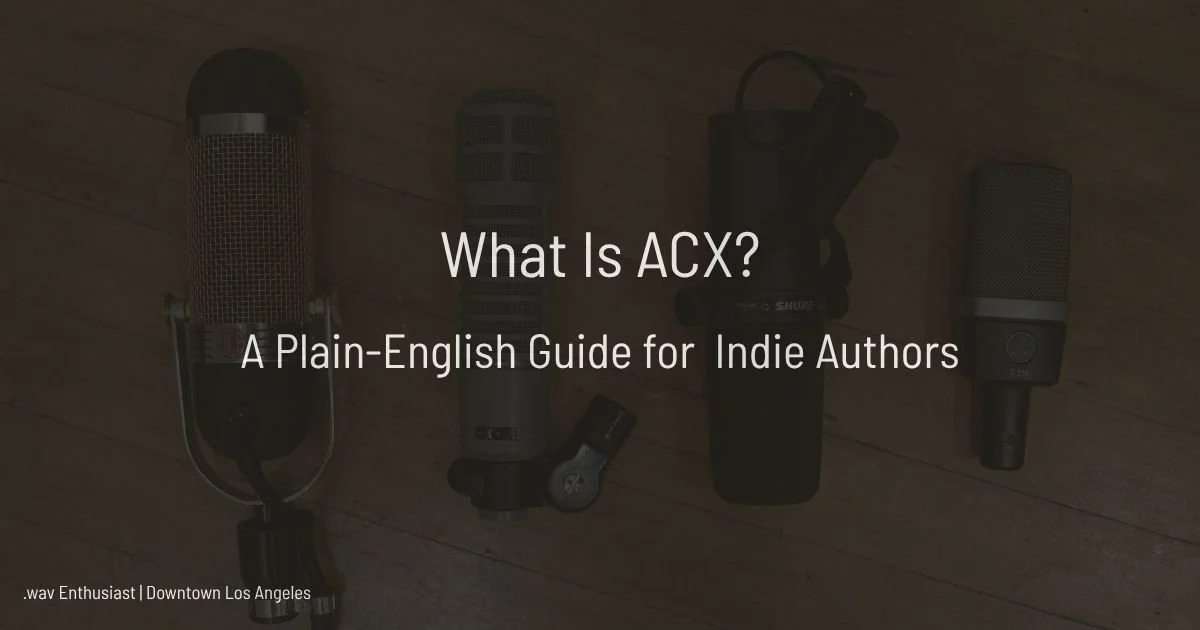 What Is ACX? A Plain-English Guide for Independently Published Authors