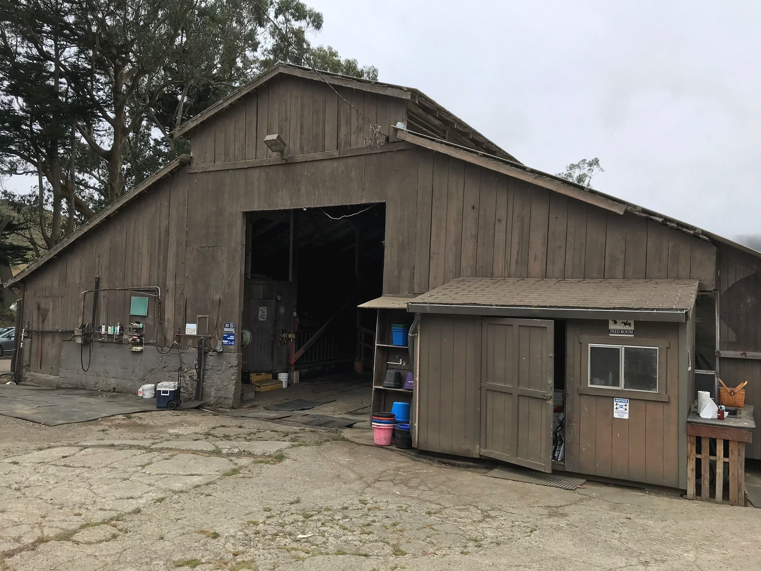  Historic hay barn, to be converted. 