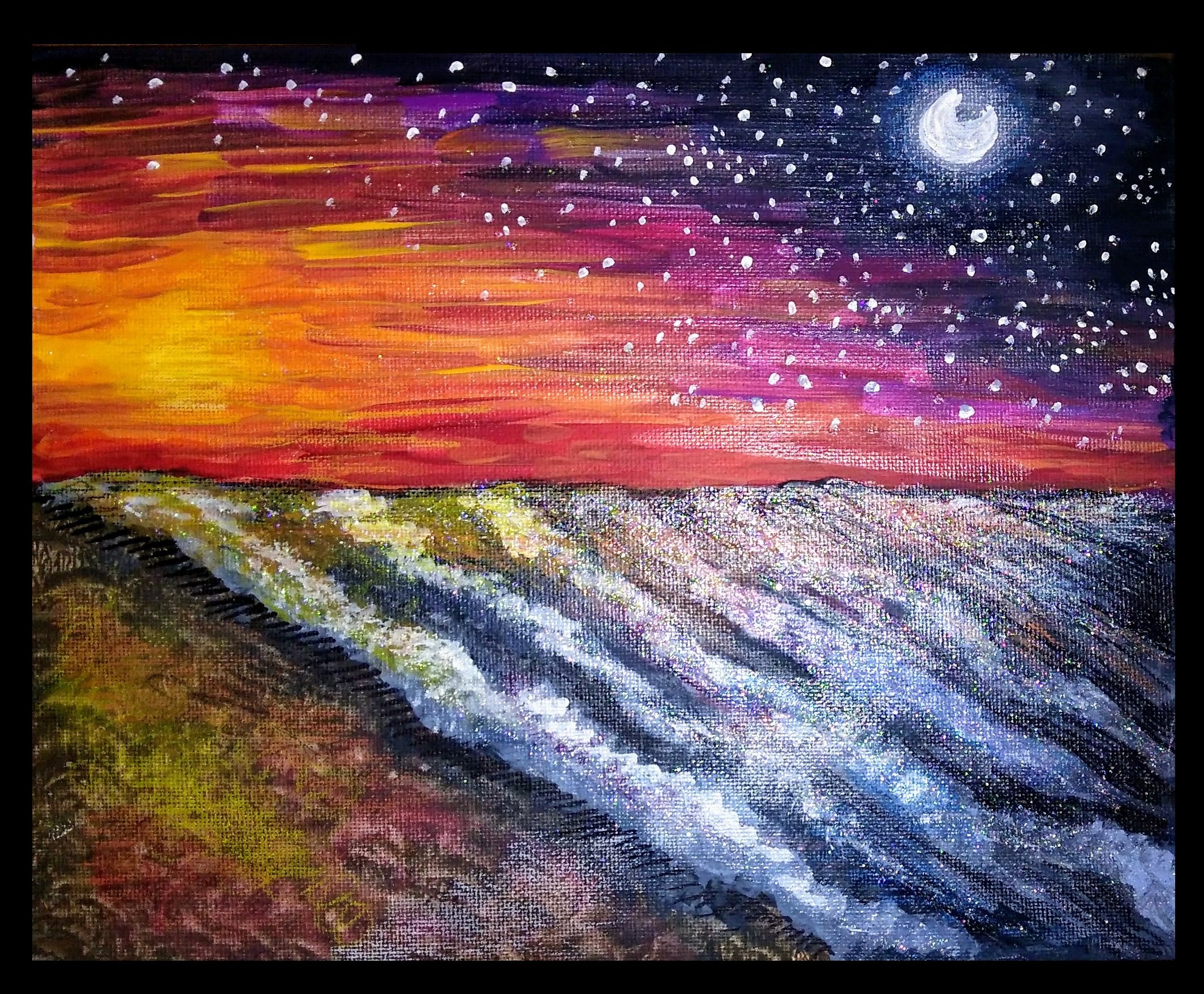 Seascape Nightfall-Acrylic.jpg