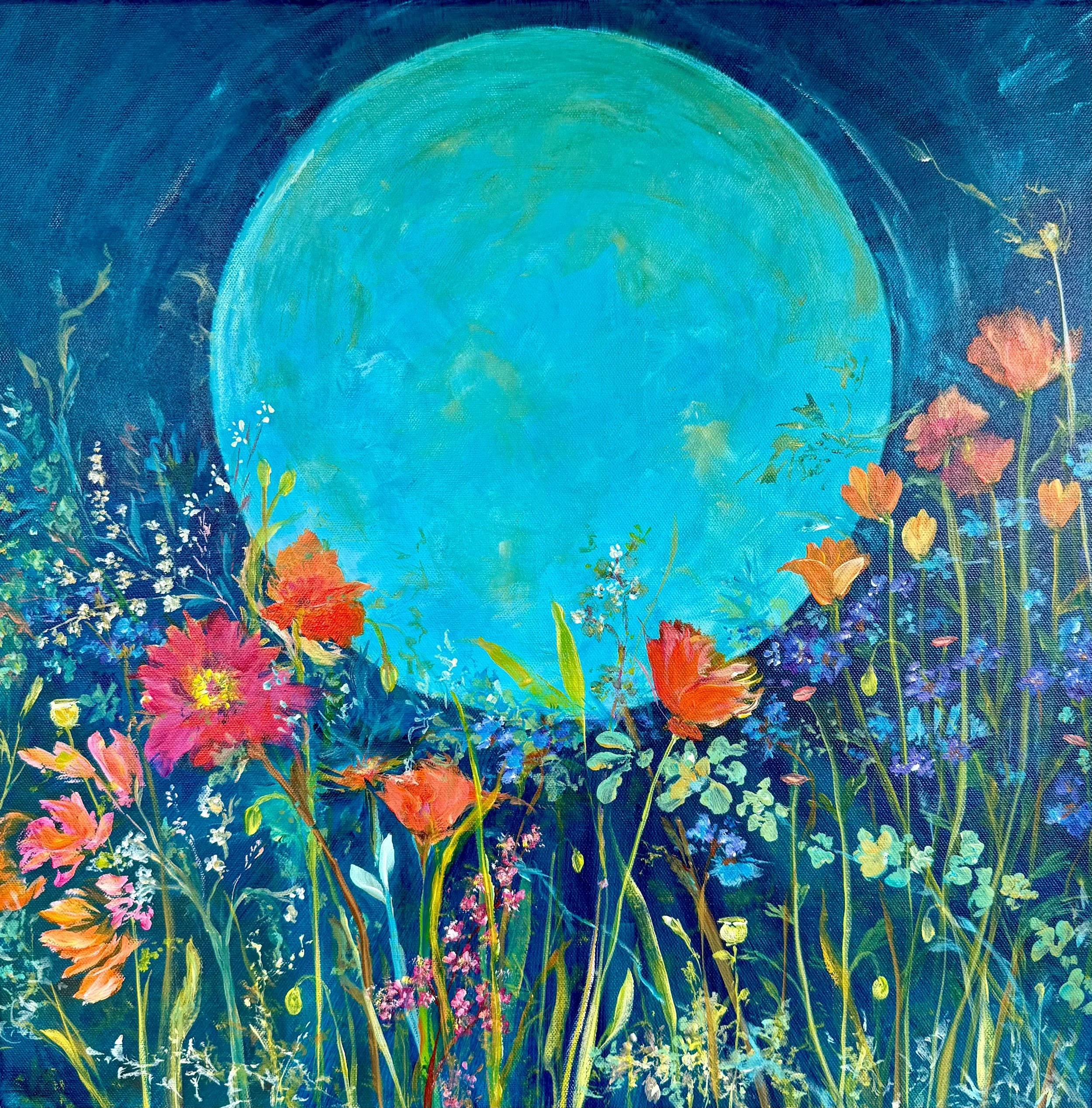 Blue Moon - 20x20 - Acrylic on Canvas