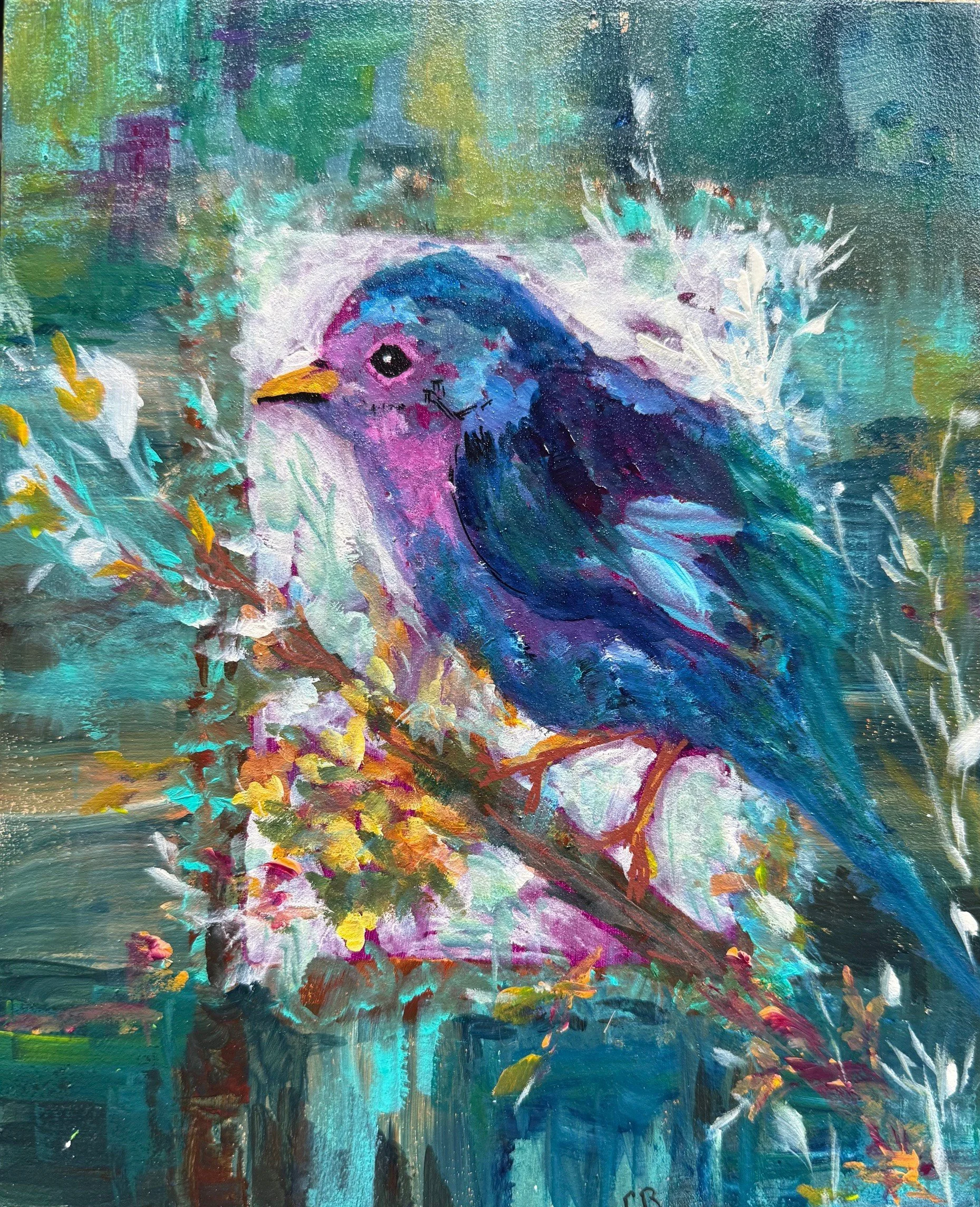 Hopeful - 8x10 - Acrylic on Board- $225