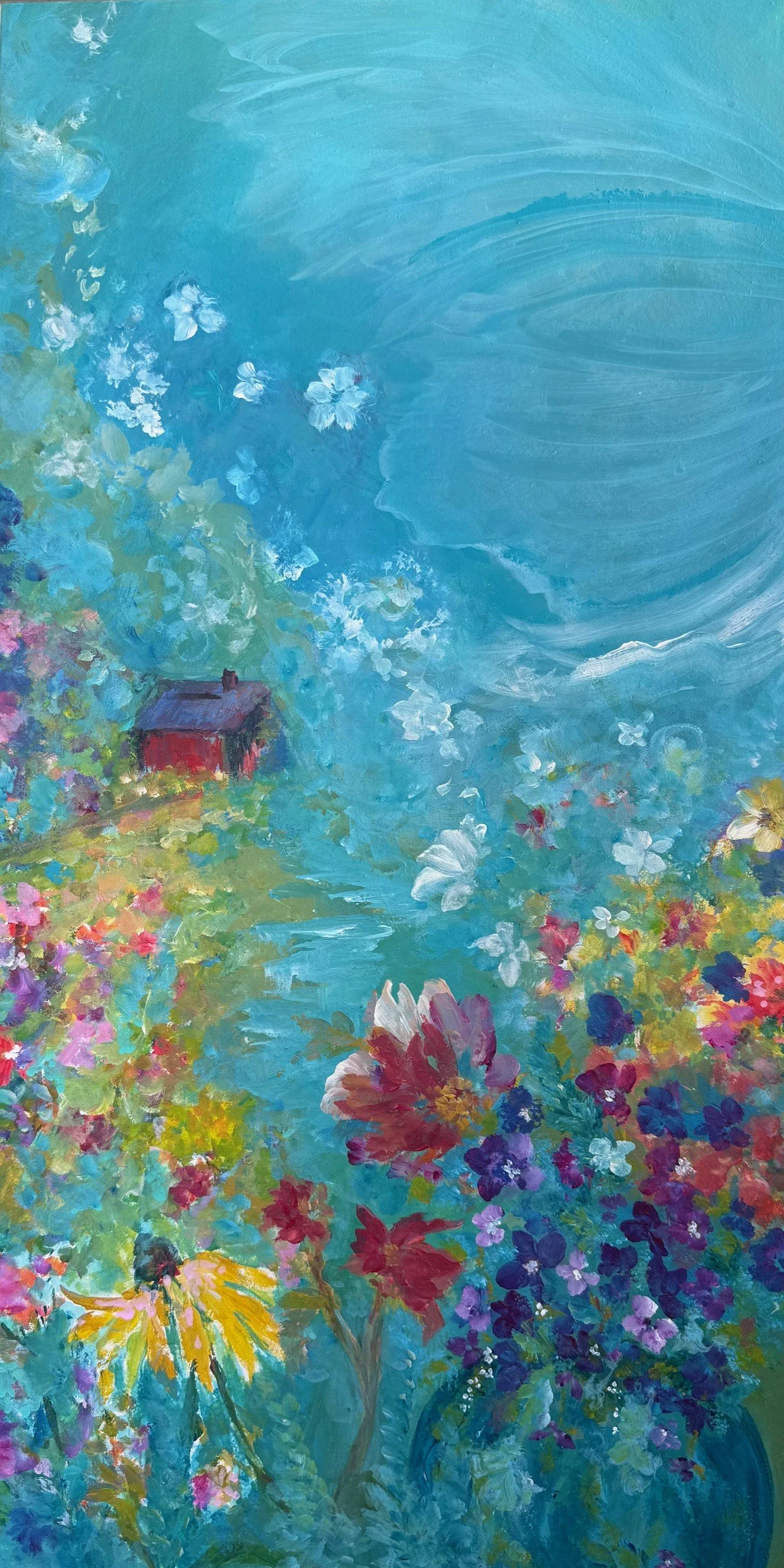 Where the Wind Goes - 12x24 - Acrylic on Board