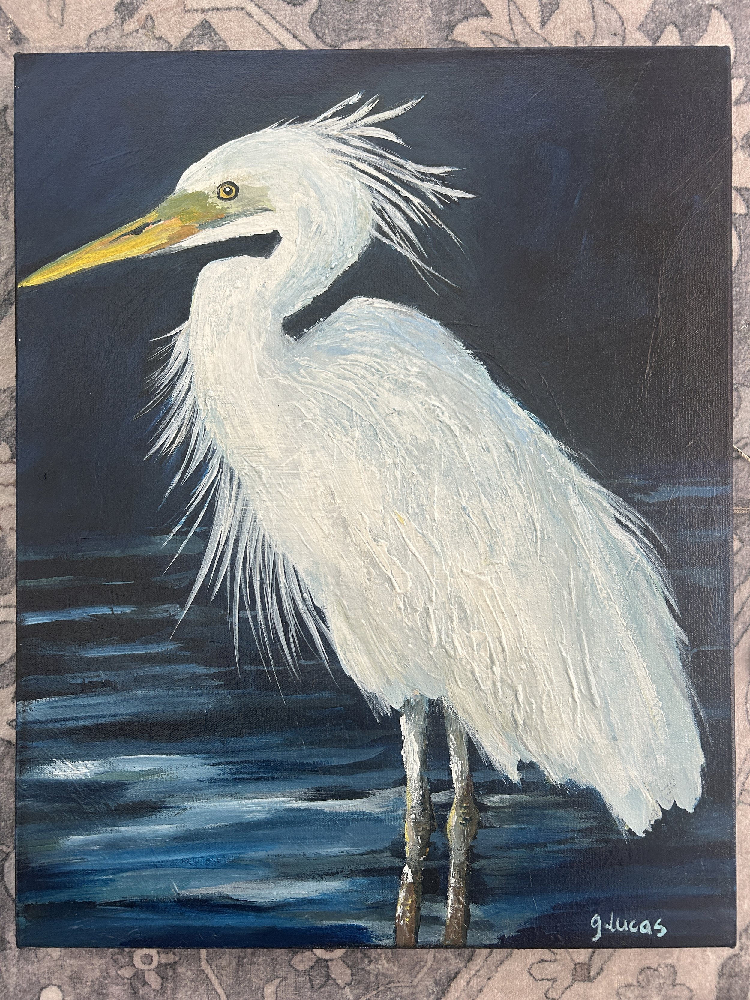 Egret Painting