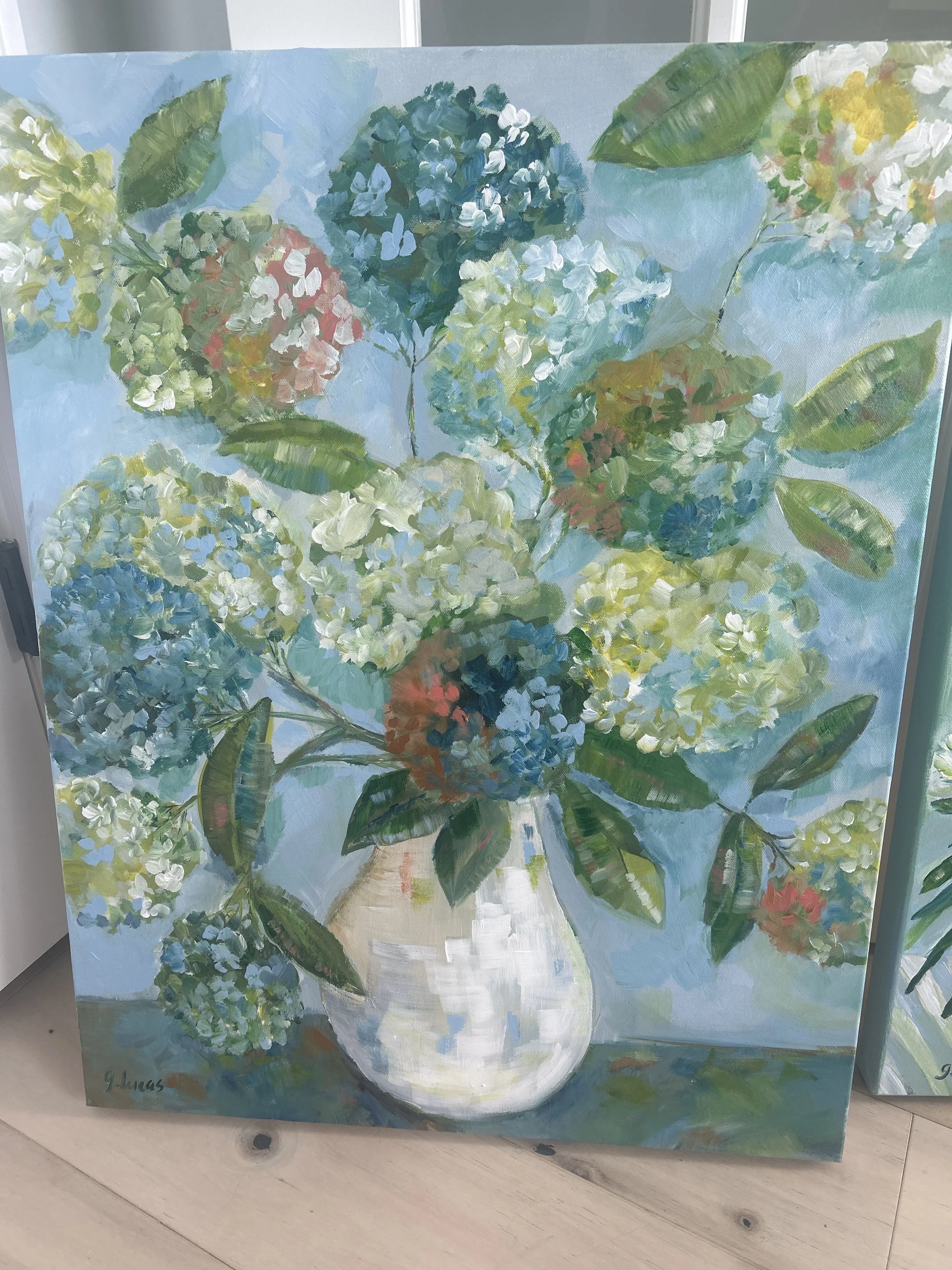 Hydrangea original art