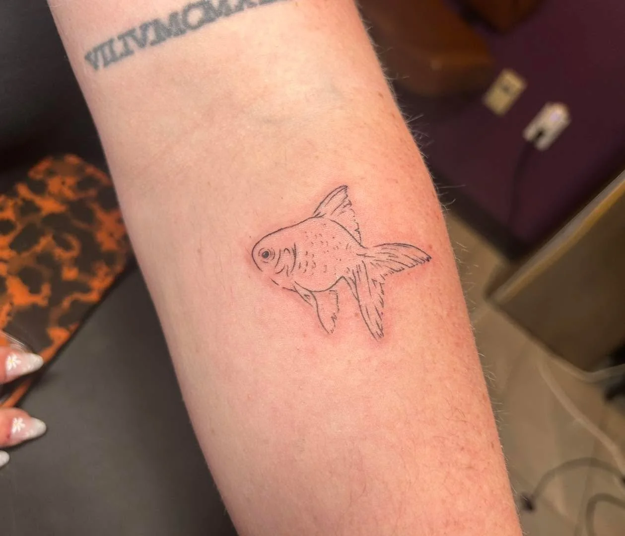 Fish! 🐟&hearts;️

#femaletattooartist #finelinetattoo #madisonwi