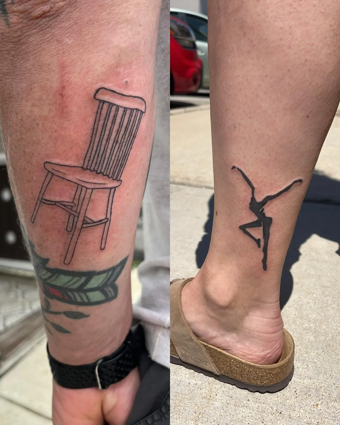 The very first tattoos I did on my parents back in 2022💕
Happy parents appreciation day 😊

#apprenticetattoos #femaletattooartists