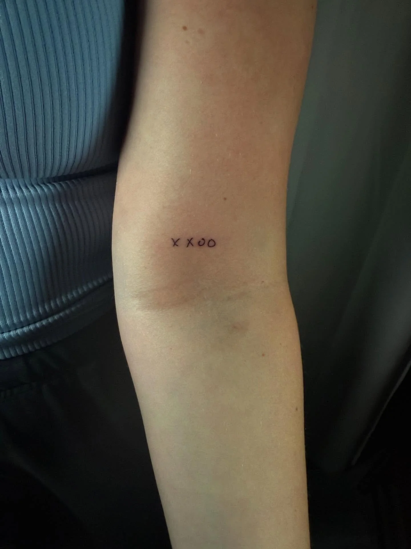 Handwriting tattoo 🥰 XOXO