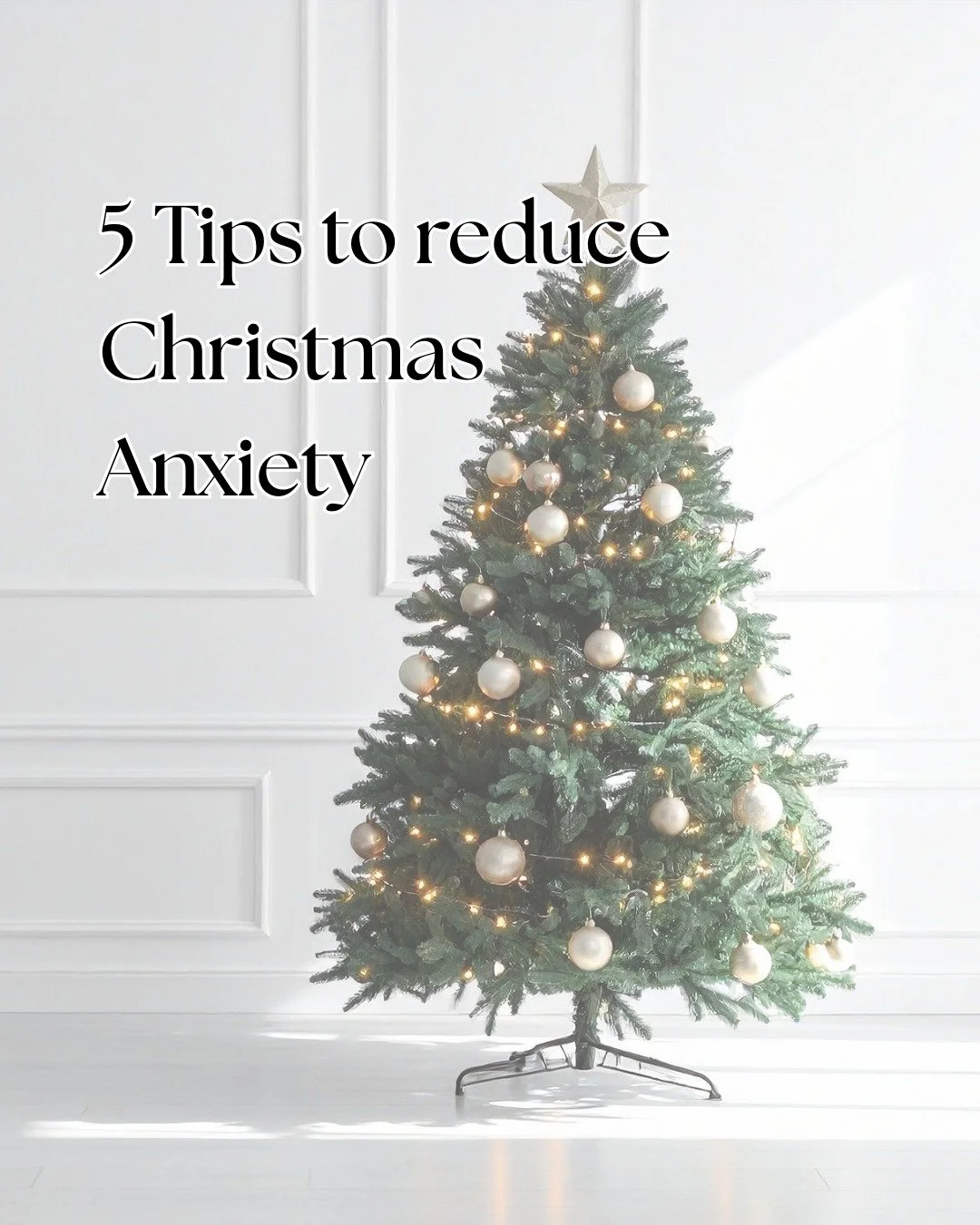 🎄 Christmas Check-In 🎄
While this season is often painted as joyful and magical, it can also feel overwhelming, busy, and emotionally heavy for many.
If Christmas feels stressful, you&rsquo;re not alone 🤍

A few gentle ways to ease anxiety during 