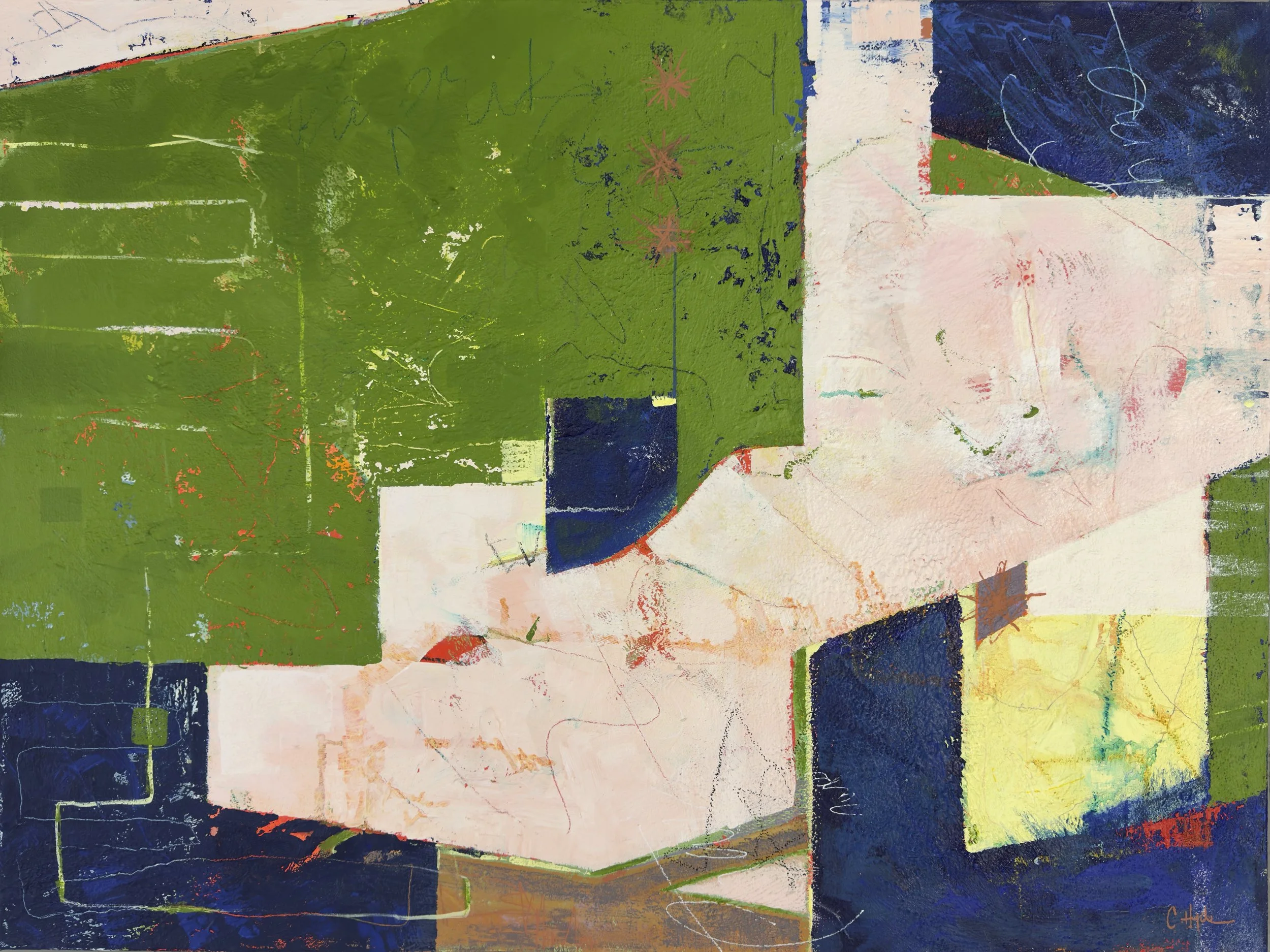  window seat VI  
30 x 40 x .75" 
mixed media on canvas 
$1960