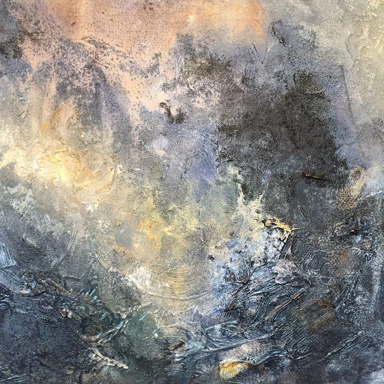  worlds away  
24 x 24 x 1.5" 
acrylic and medium on canvas 
SOLD