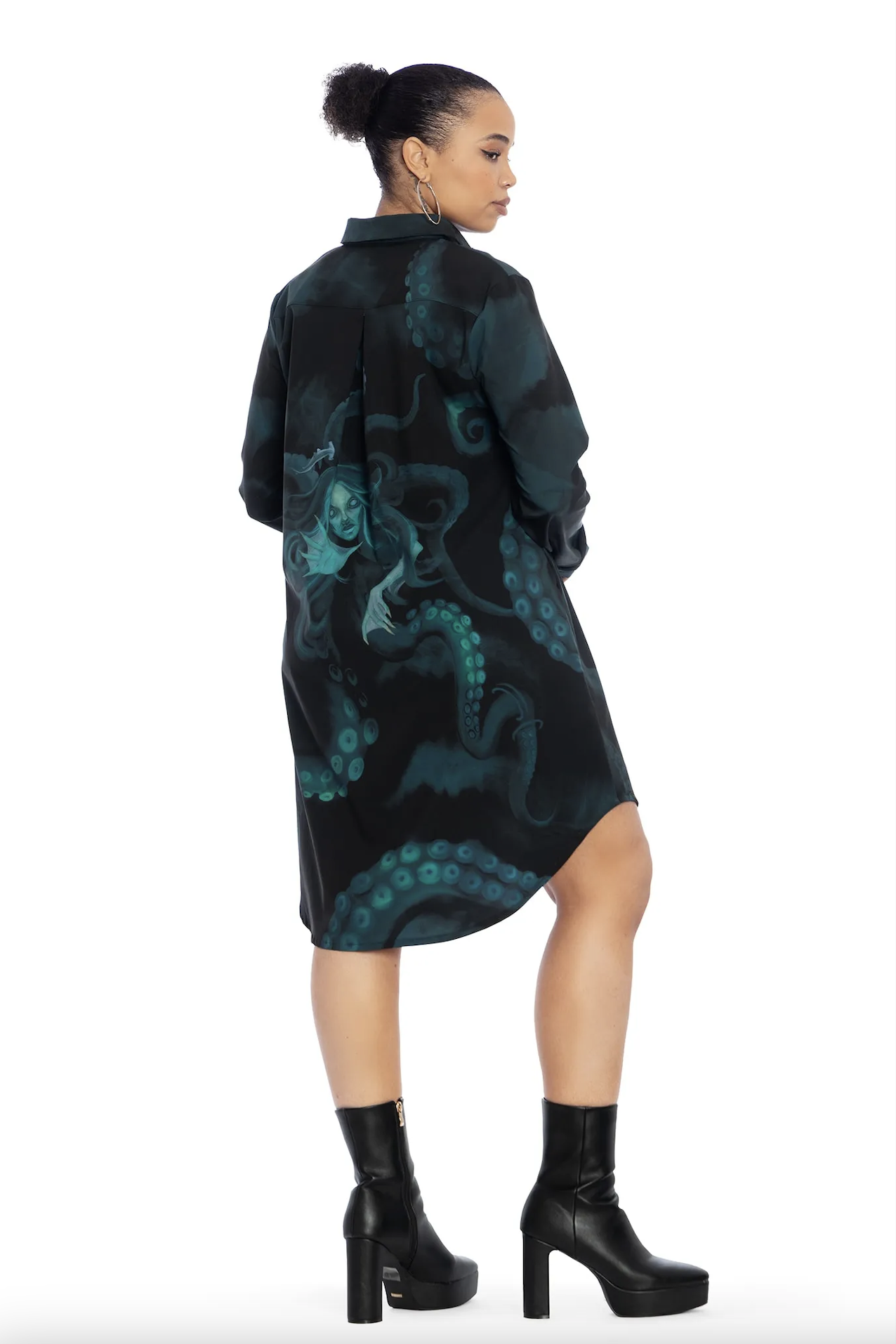 the-mermaid-cometh-long-sleeve-business-shirt-dress-back.png