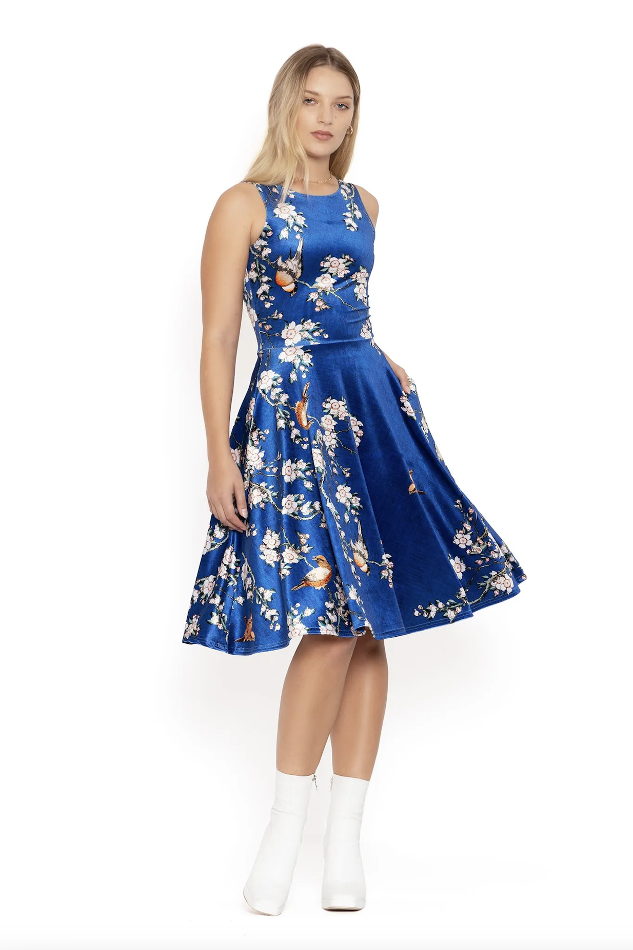 bullfinch-weeping-cherry-blossoms-velvet-midi-dress.png