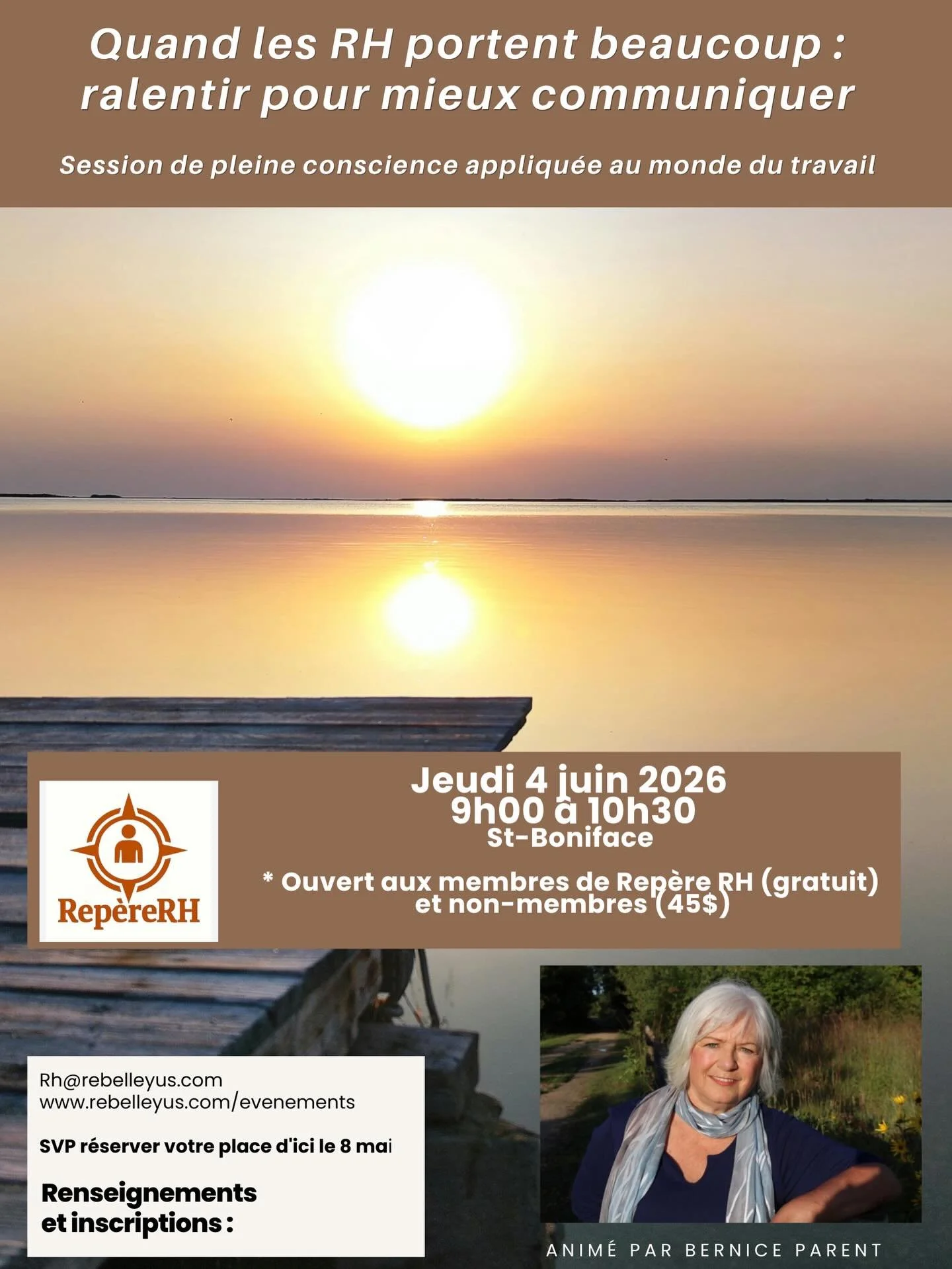 🍃Quand les RH portent beaucoup : ralentir pour mieux communiquer  Session de pleine conscience appliquée au monde du travail