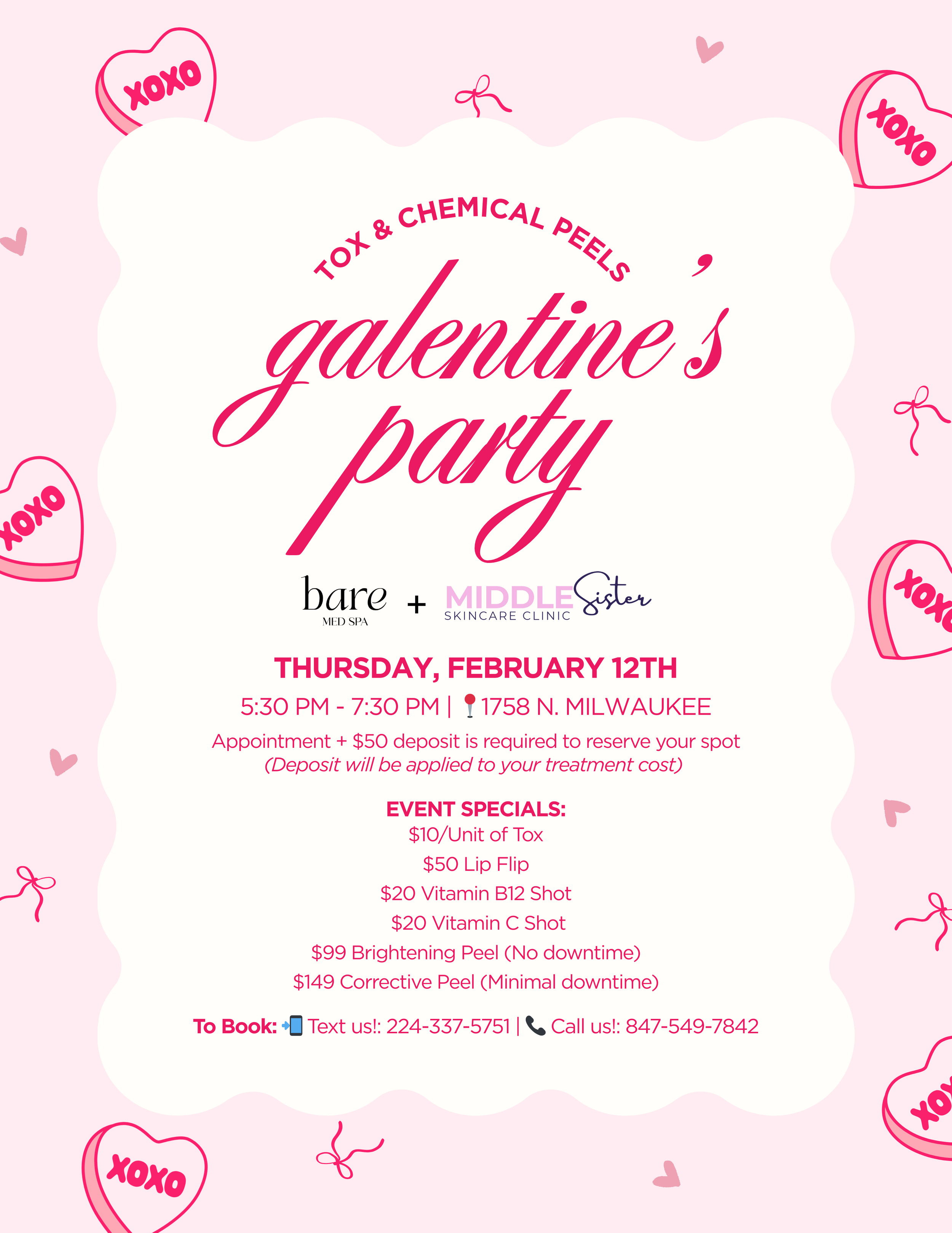Galentine's Day - Tox &amp; Chemical Peel