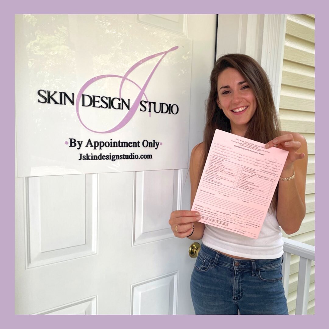 A day I&rsquo;ve been dreaming of 🫠⁣
The @j.skindesignstudio is now inspected &amp; approved to OPEN! My own spa finally- I&rsquo;ll be starting to see my clients here beginning 8/9/22✨⁣
⁣
Truly such a surreal moment, all the support from everyone j