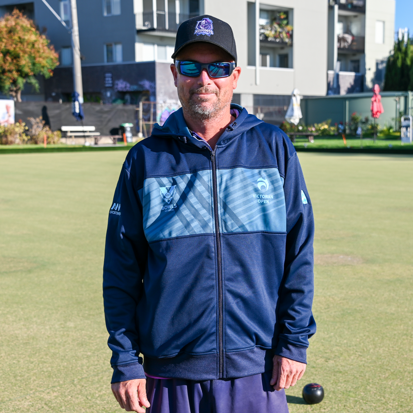 Unisex VO2026 hoodie - Teal/Light Navy