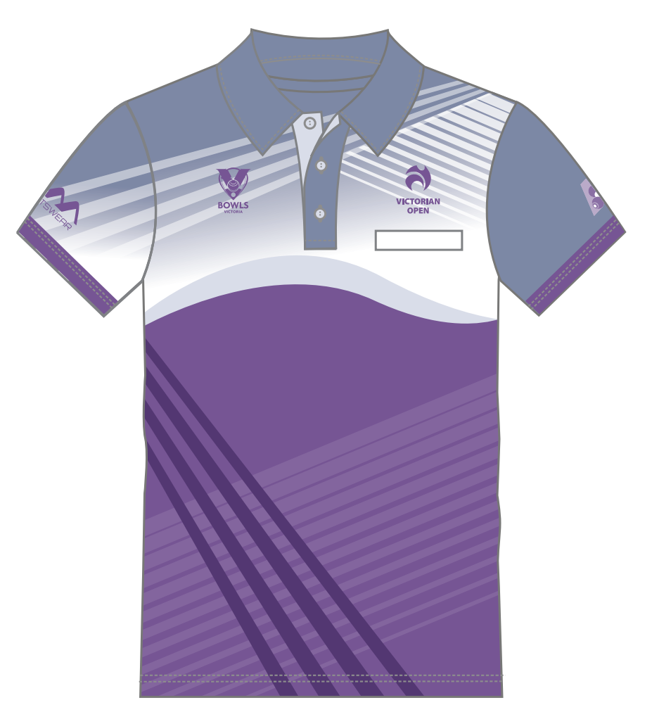Men's VO2026 polo shirt - Purple