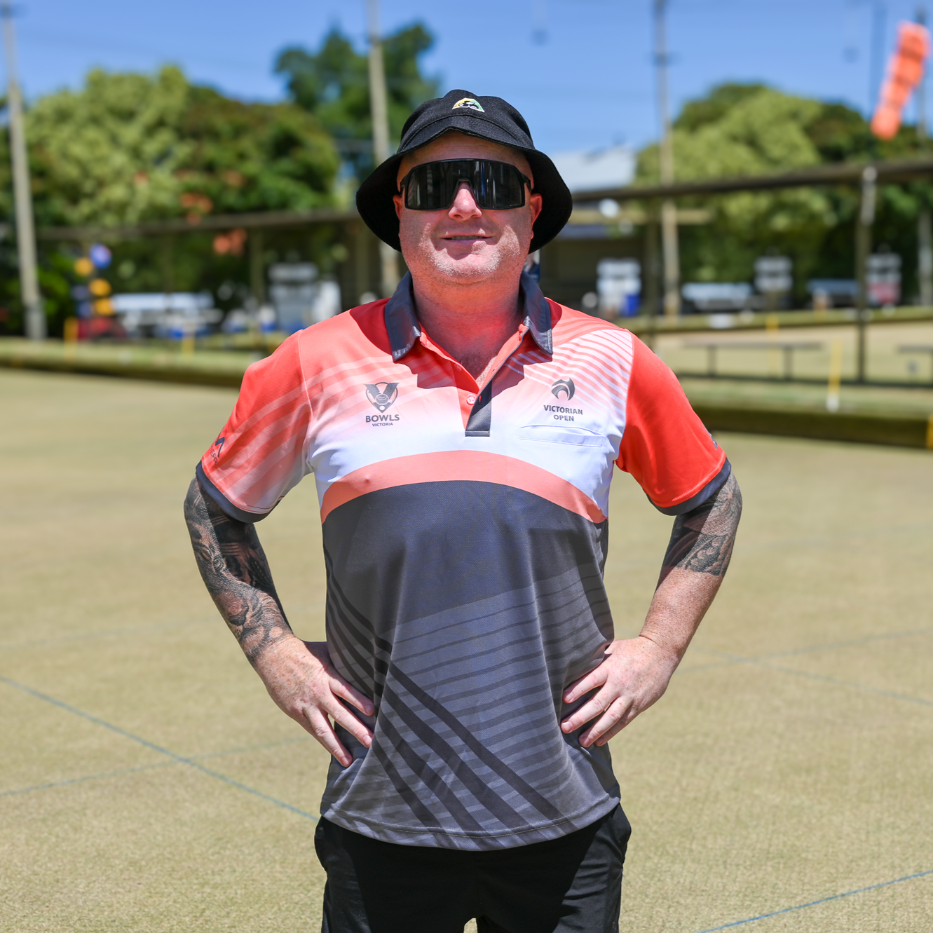 Men's VO2026 polo shirt - Peach